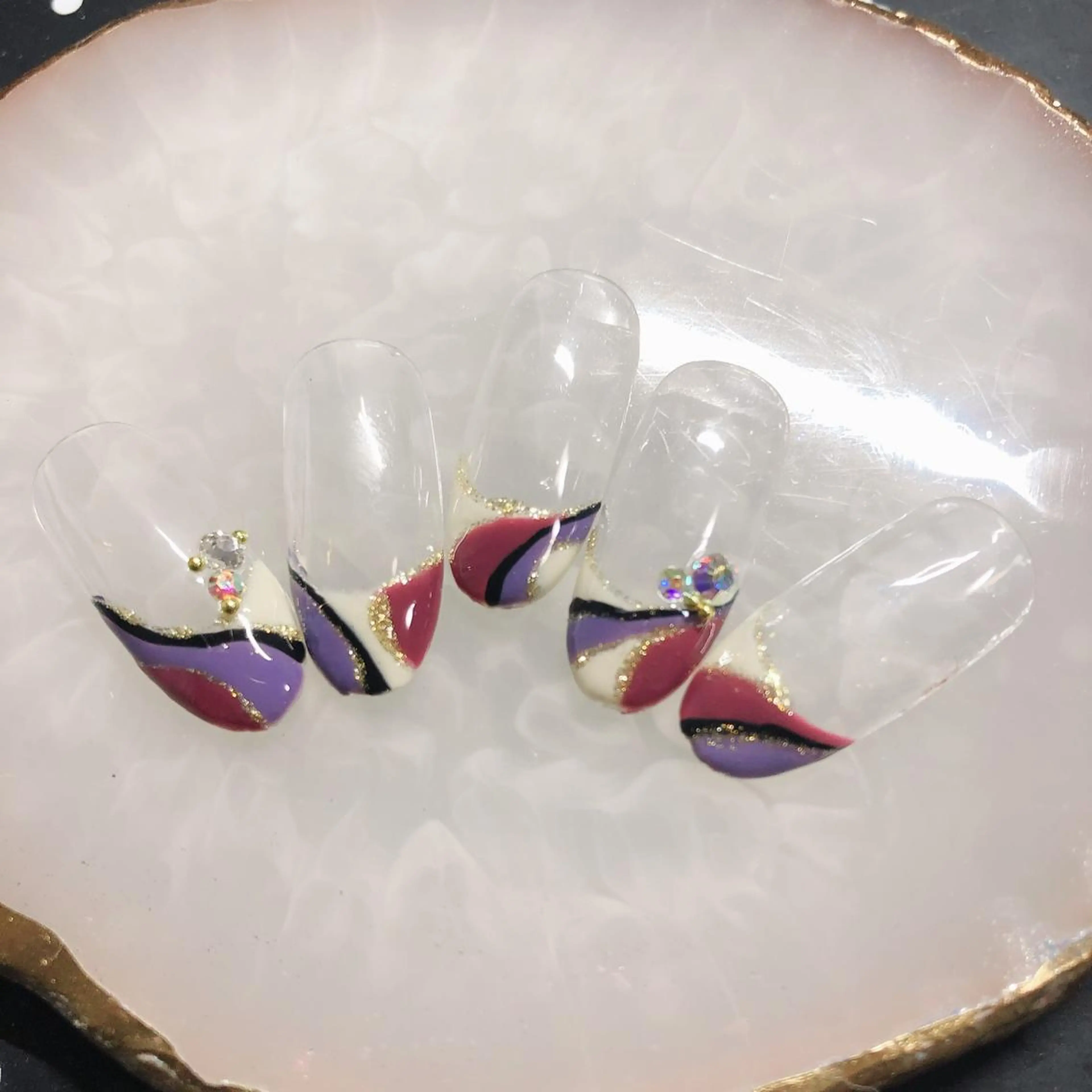 ネイル フレンチネイル 奥園 良恵のネイルデザイン