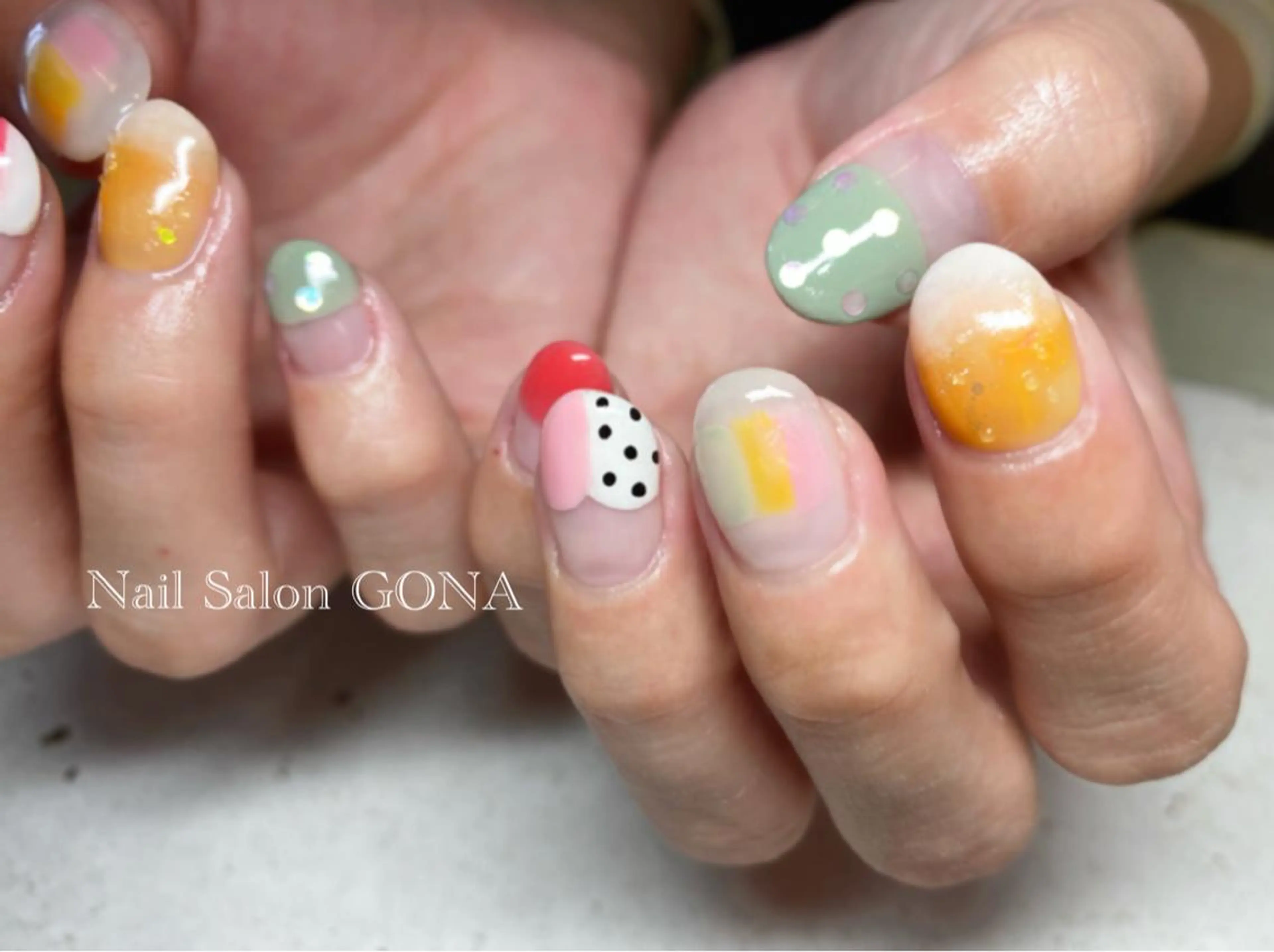ネイル ネイルサロン&スクールGONA所属・ネイルサロン& スクールGONAのネイルデザイン