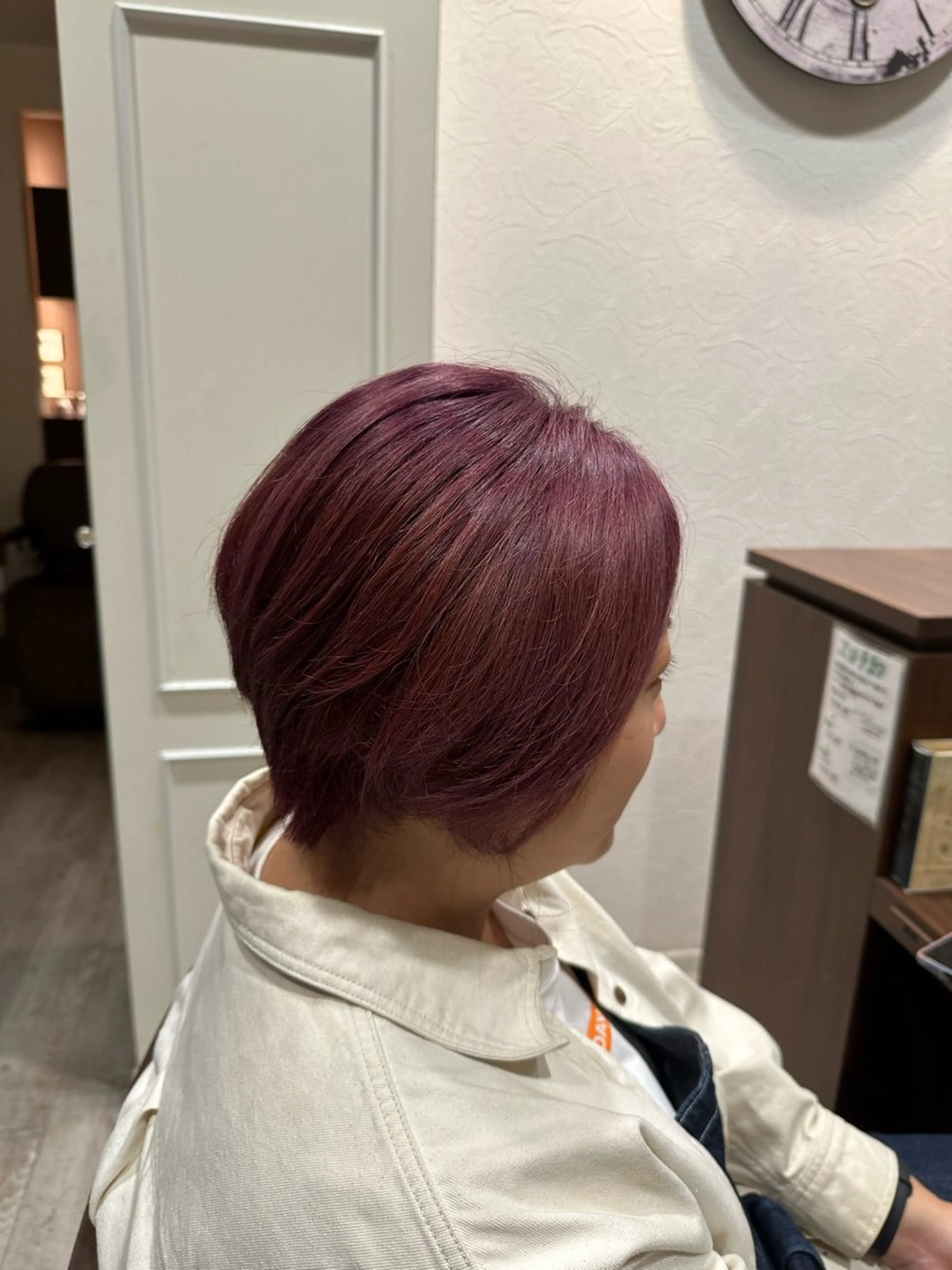ショート カラー 🌟髪質改善 🌟堀尾紗加のヘアスタイル