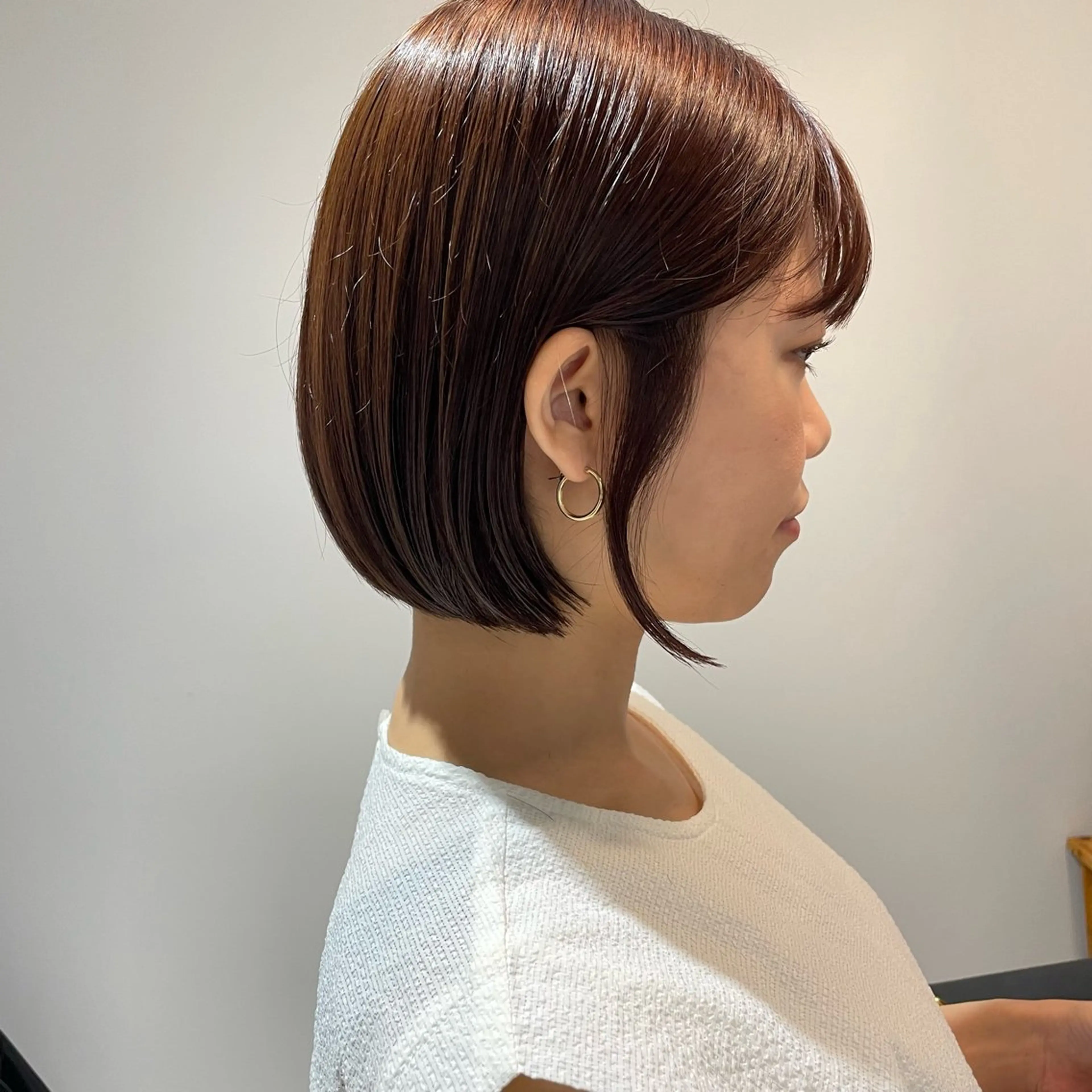 ショート カラー ヘアアレンジ パーソナルカラー合わ せたカラー🤍なつみのヘアスタイル