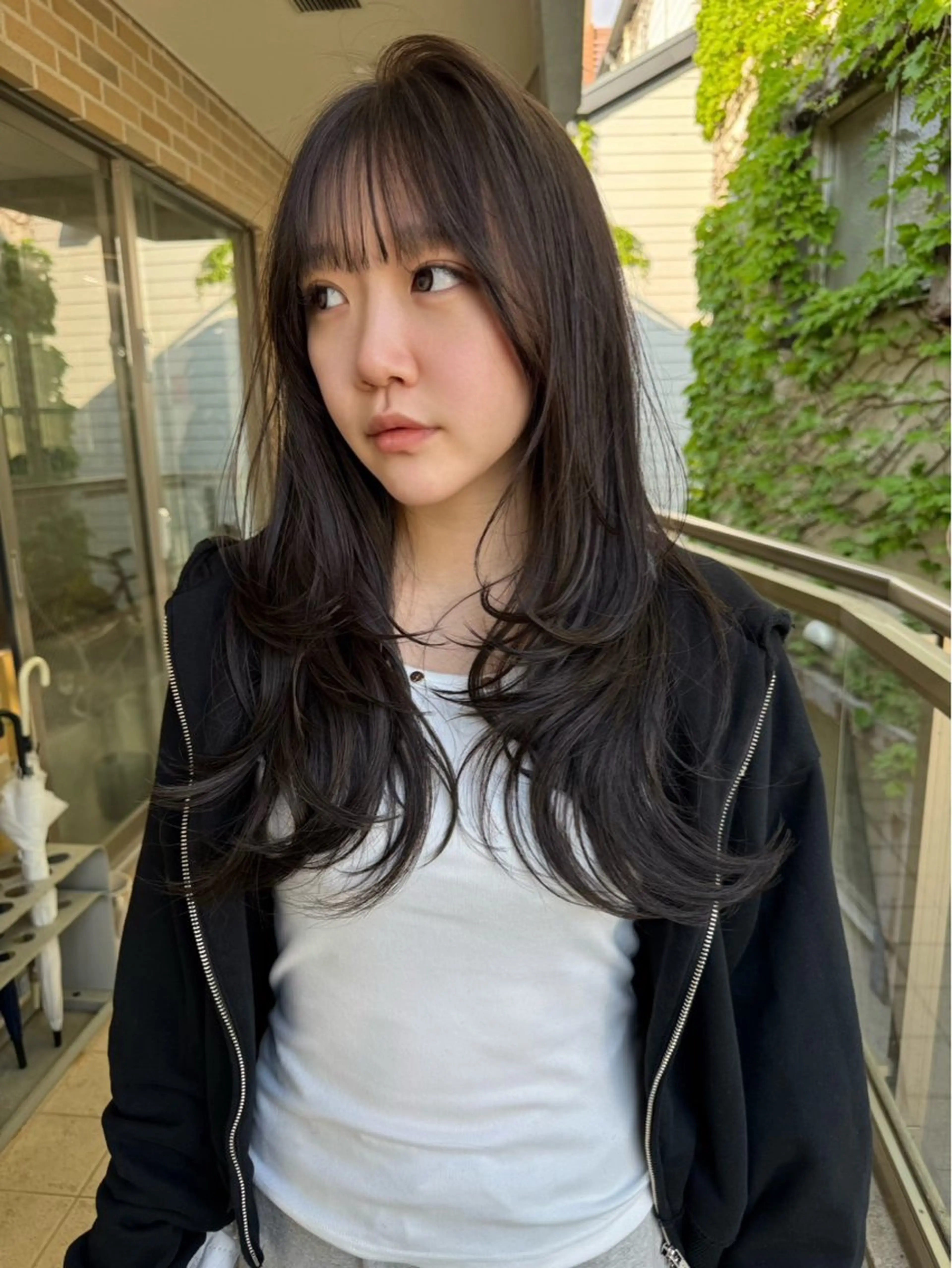 セミロング レイヤーカット fifth原宿/ 今村圭一のヘアスタイル