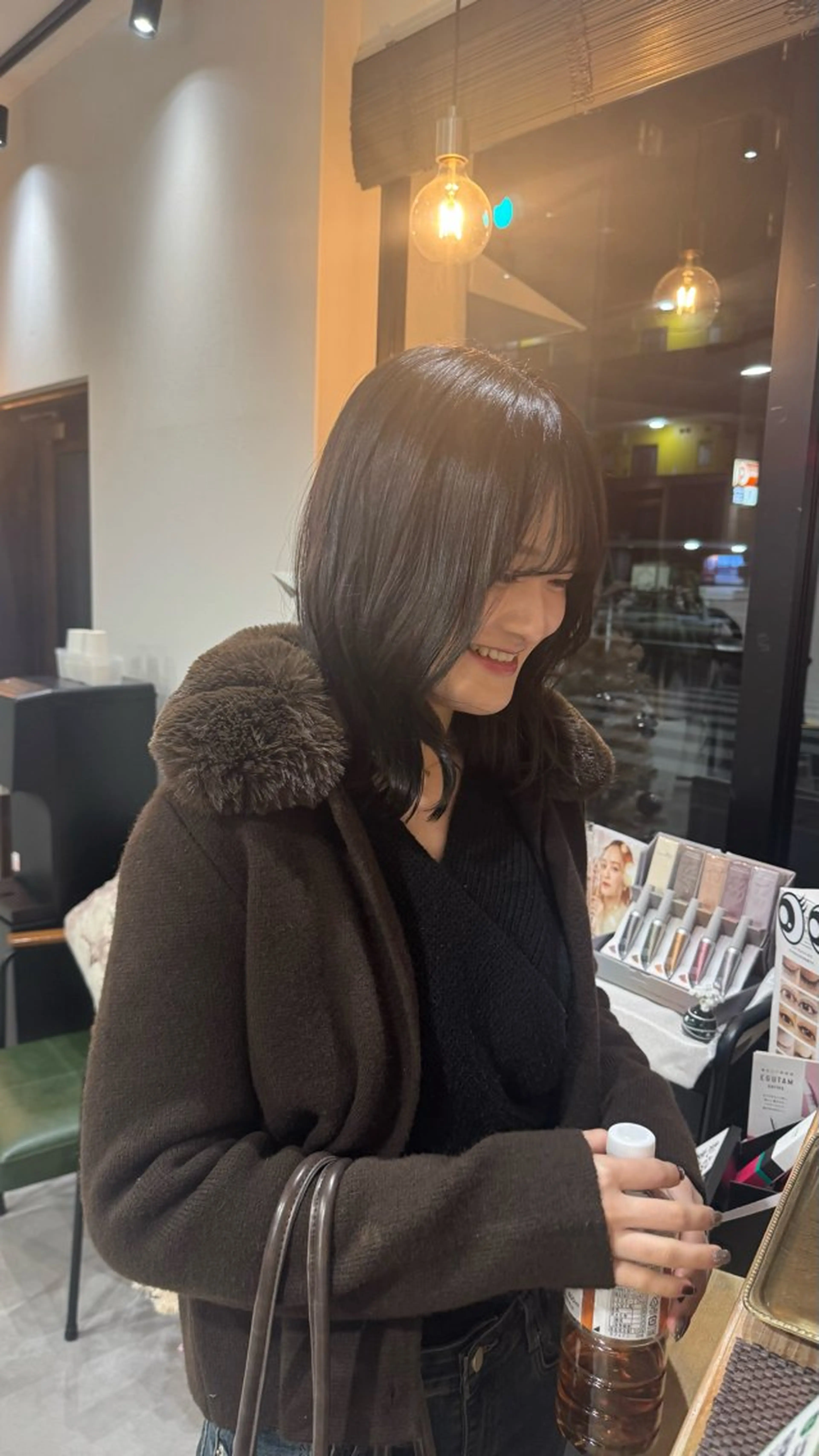 ミディアム 平尾/艶カラー/ アッシュ系/中川誠大のヘアスタイル