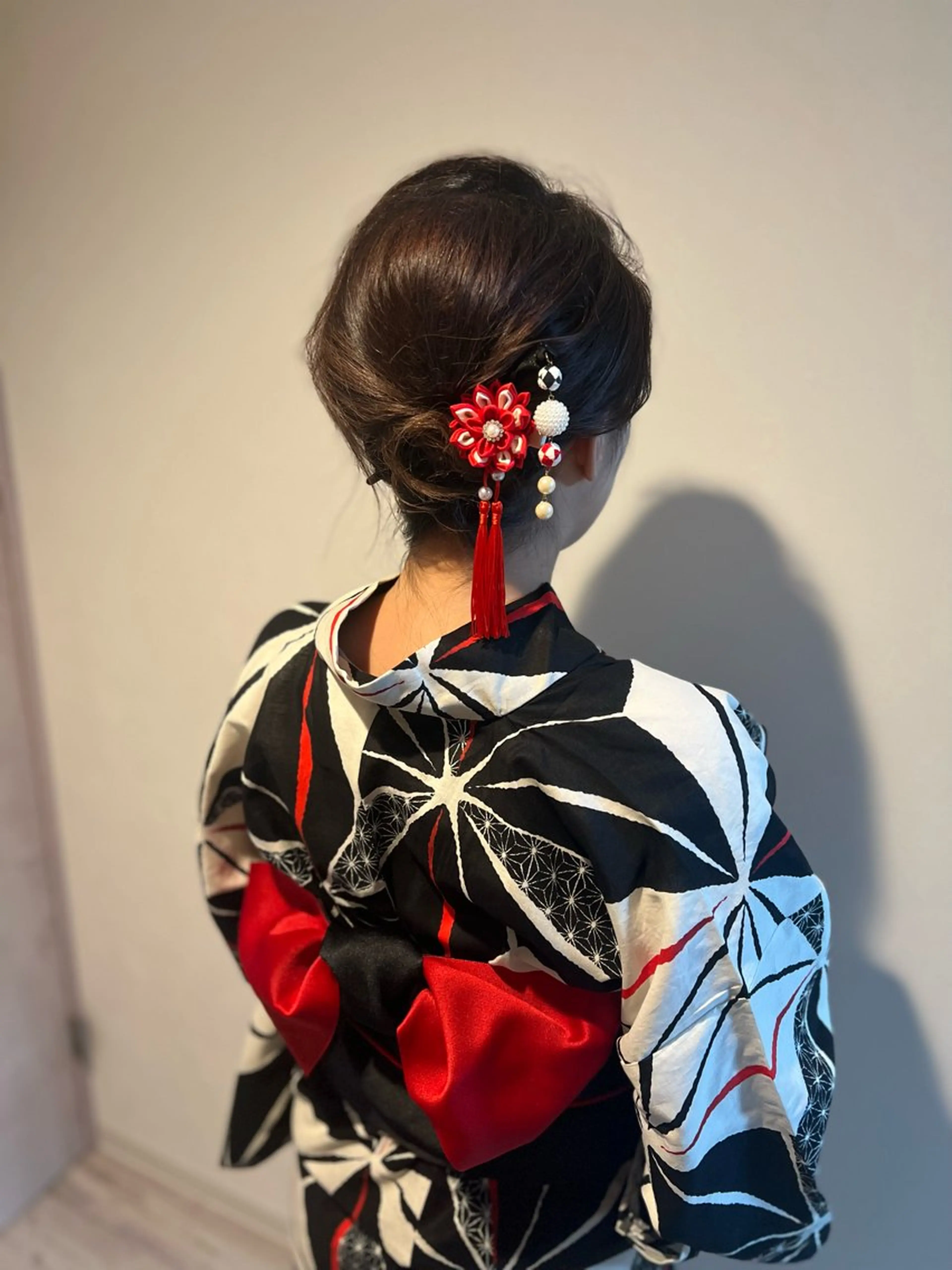 ヘアアレンジ 浴衣 渋田 ゆかりのヘアスタイル
