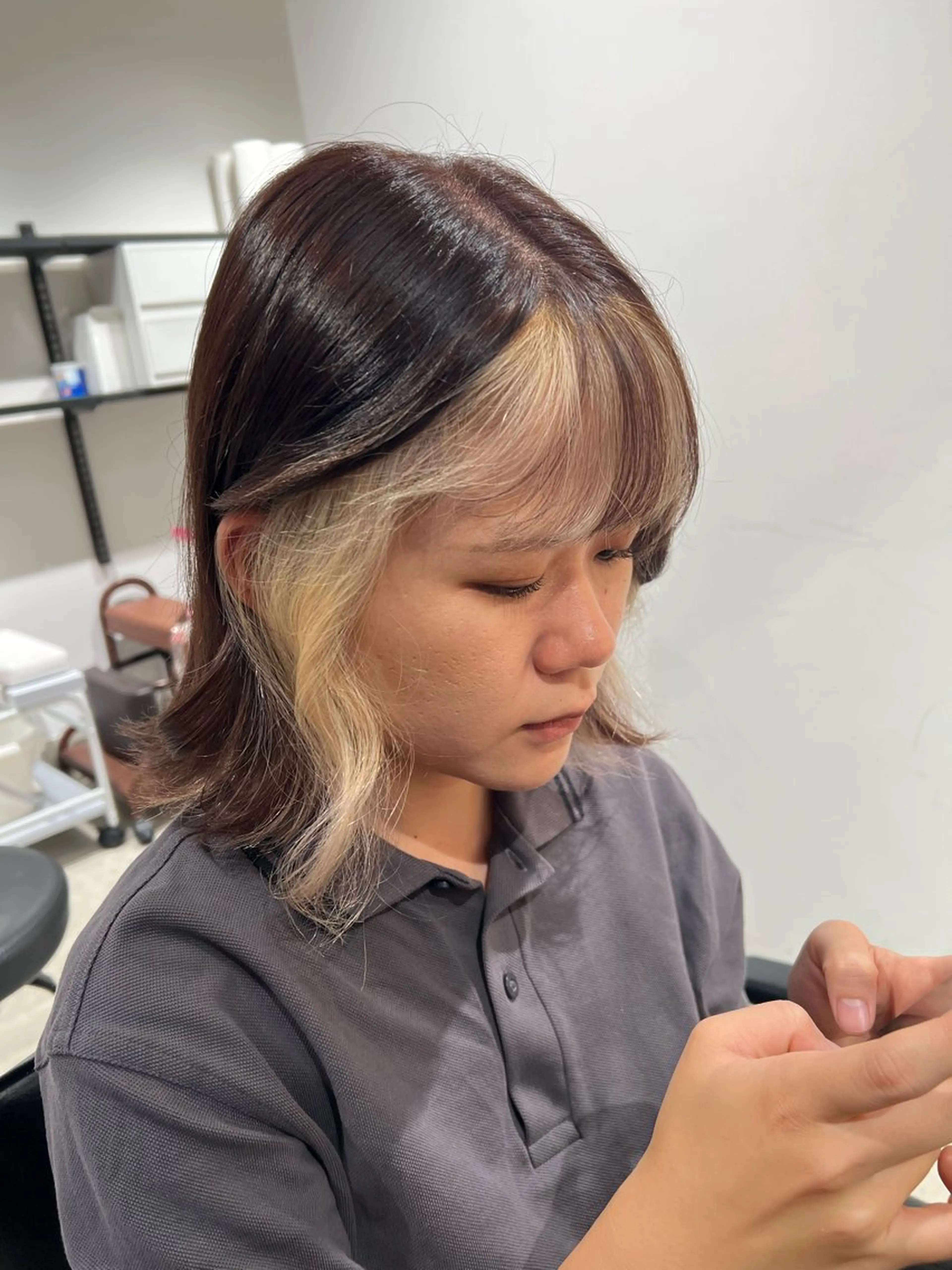 ミディアム 艶髪 mayuka💖のヘアスタイル