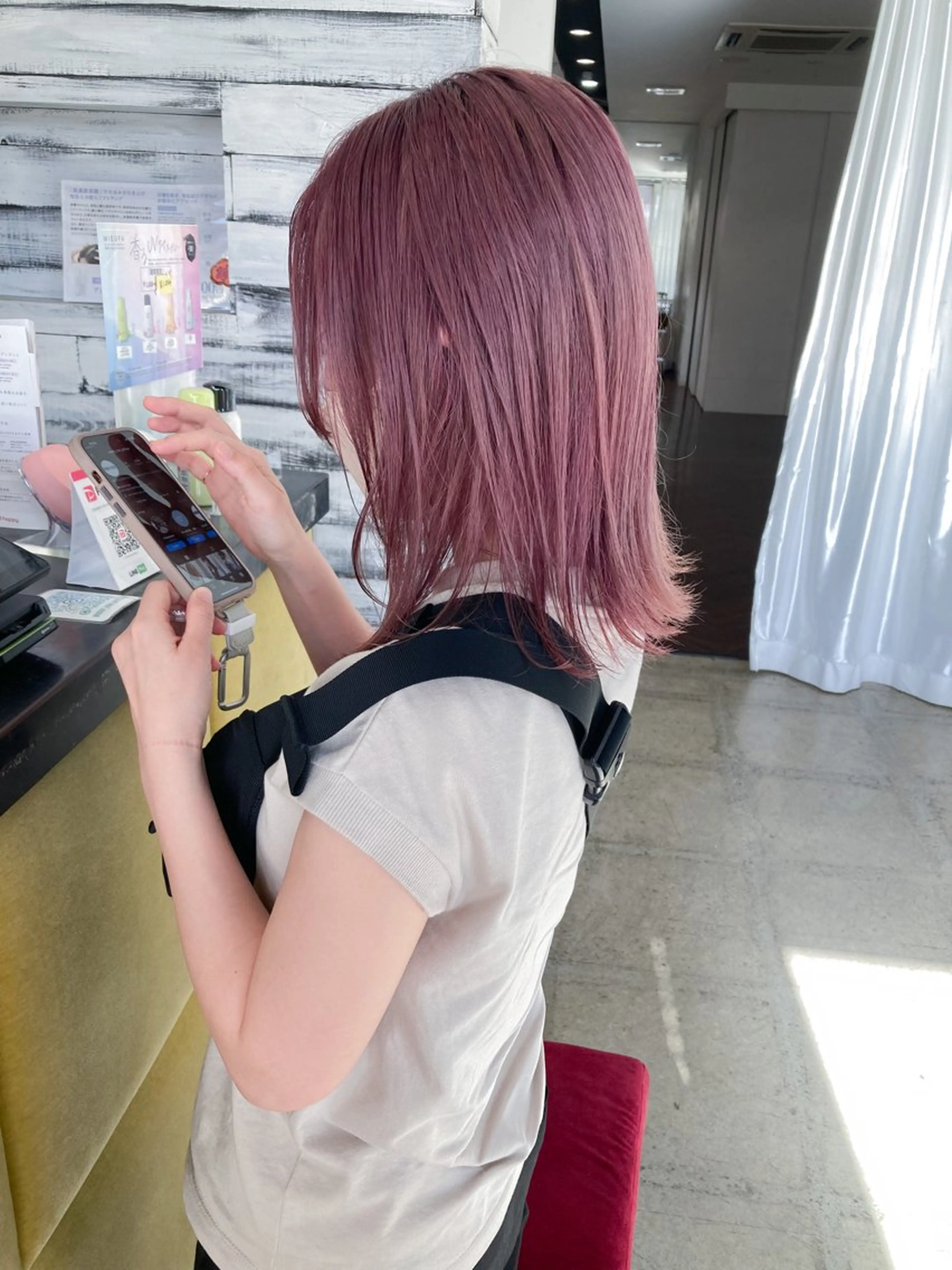 ミディアム 浅野 敬亮のヘアスタイル