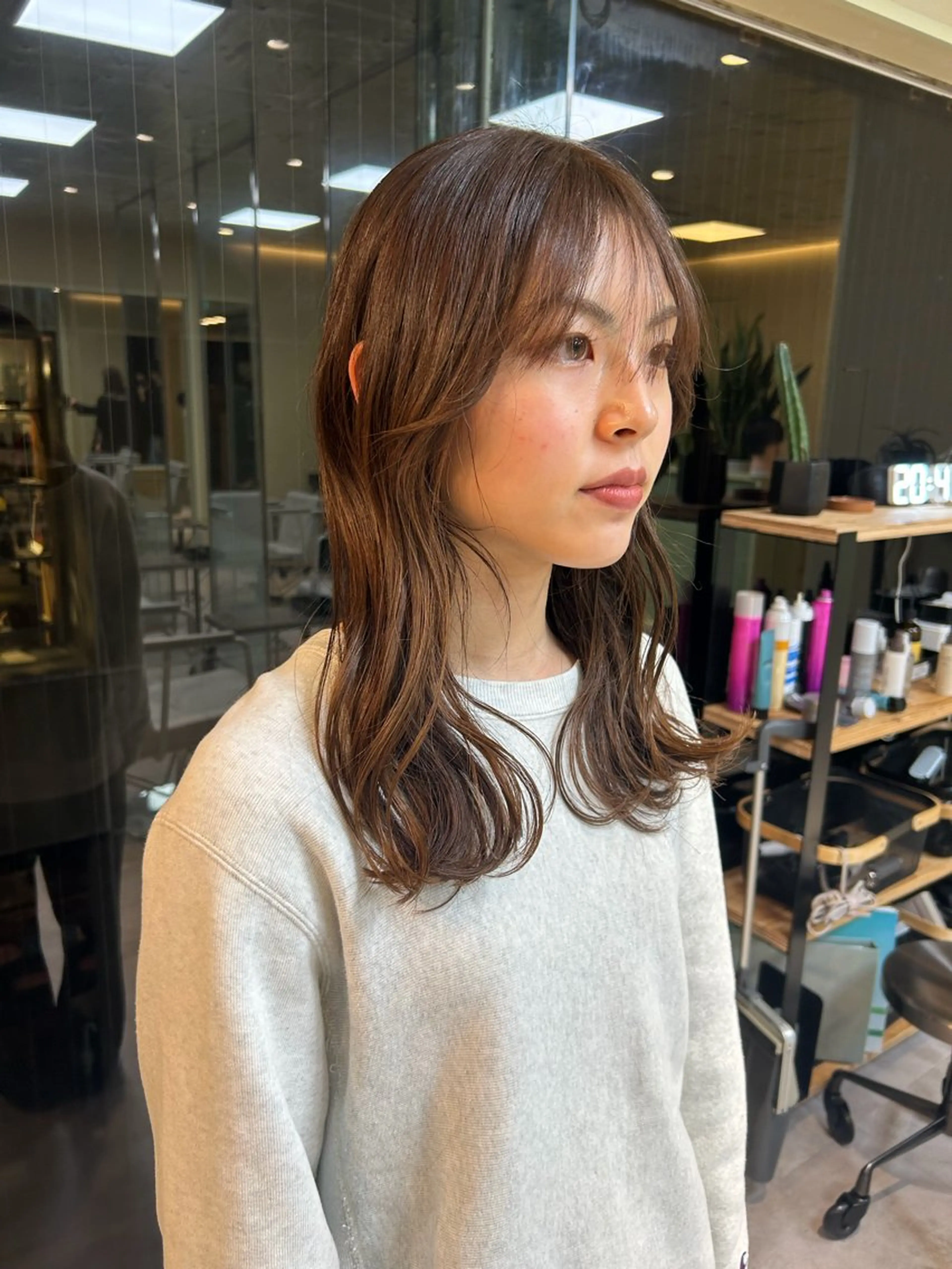 ミディアム 渡辺奎斗/ ボブ レイヤーカットのヘアスタイル