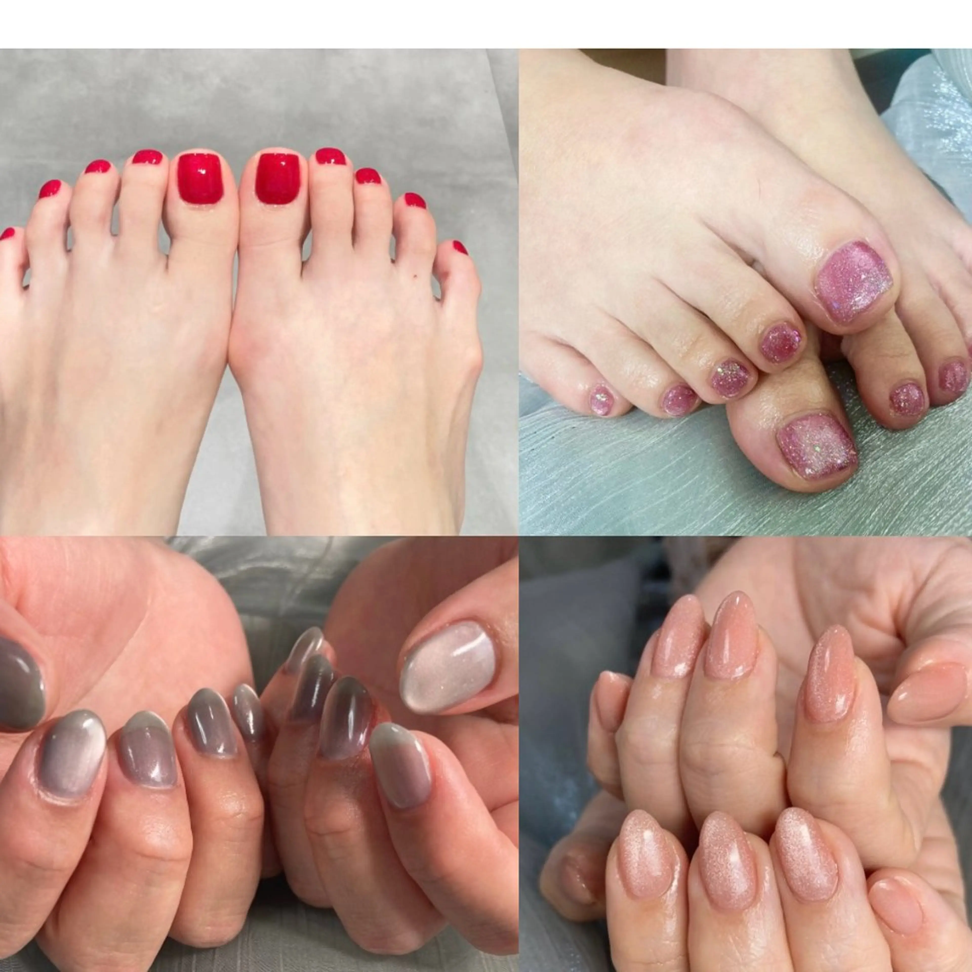 【マグネットorフラッシュ💅ハンドフットセット🦶】お時間目安2〜2.5hの写真