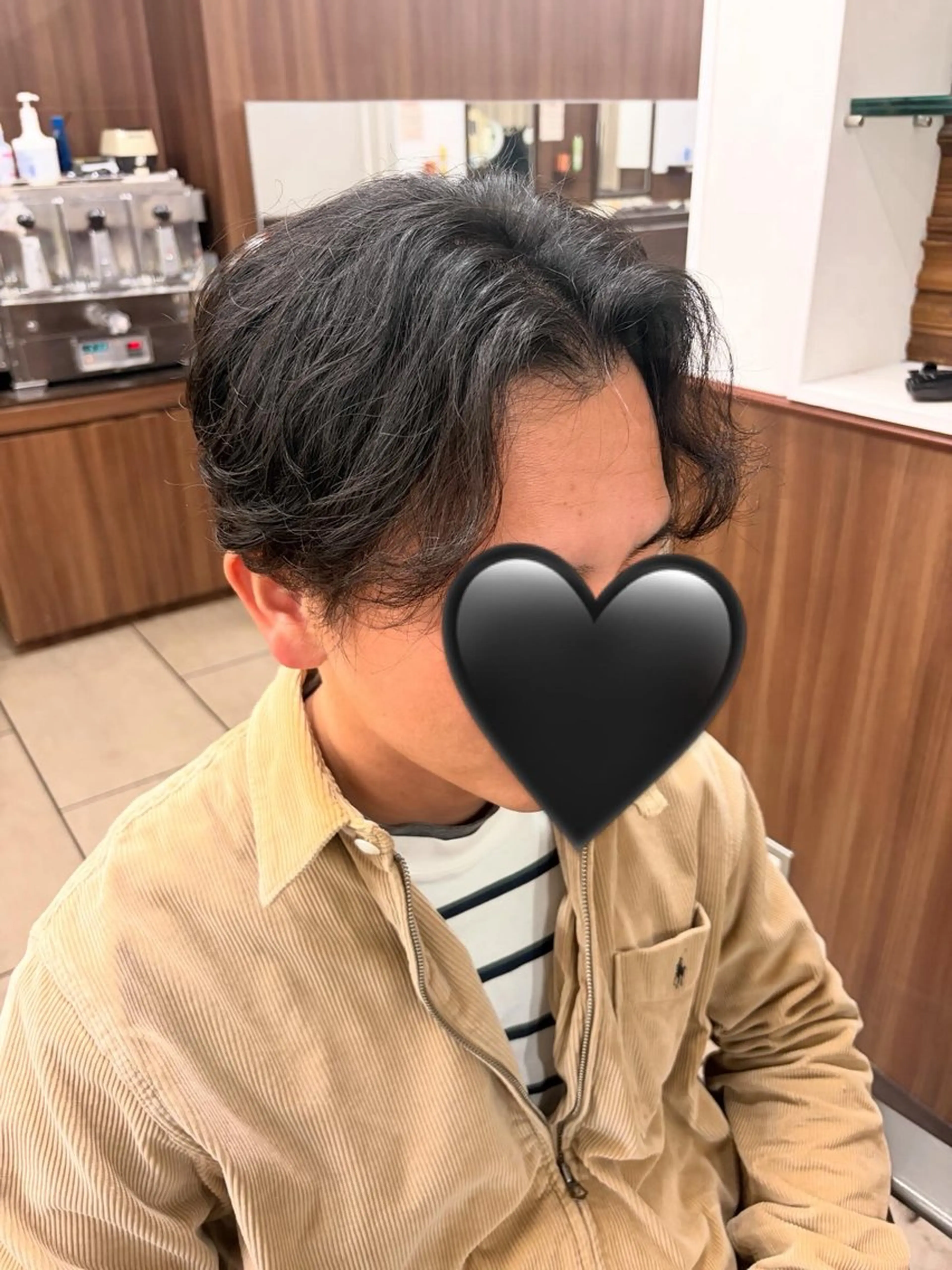 メンズ センターパート カット Kotoe. men'sのヘアスタイル