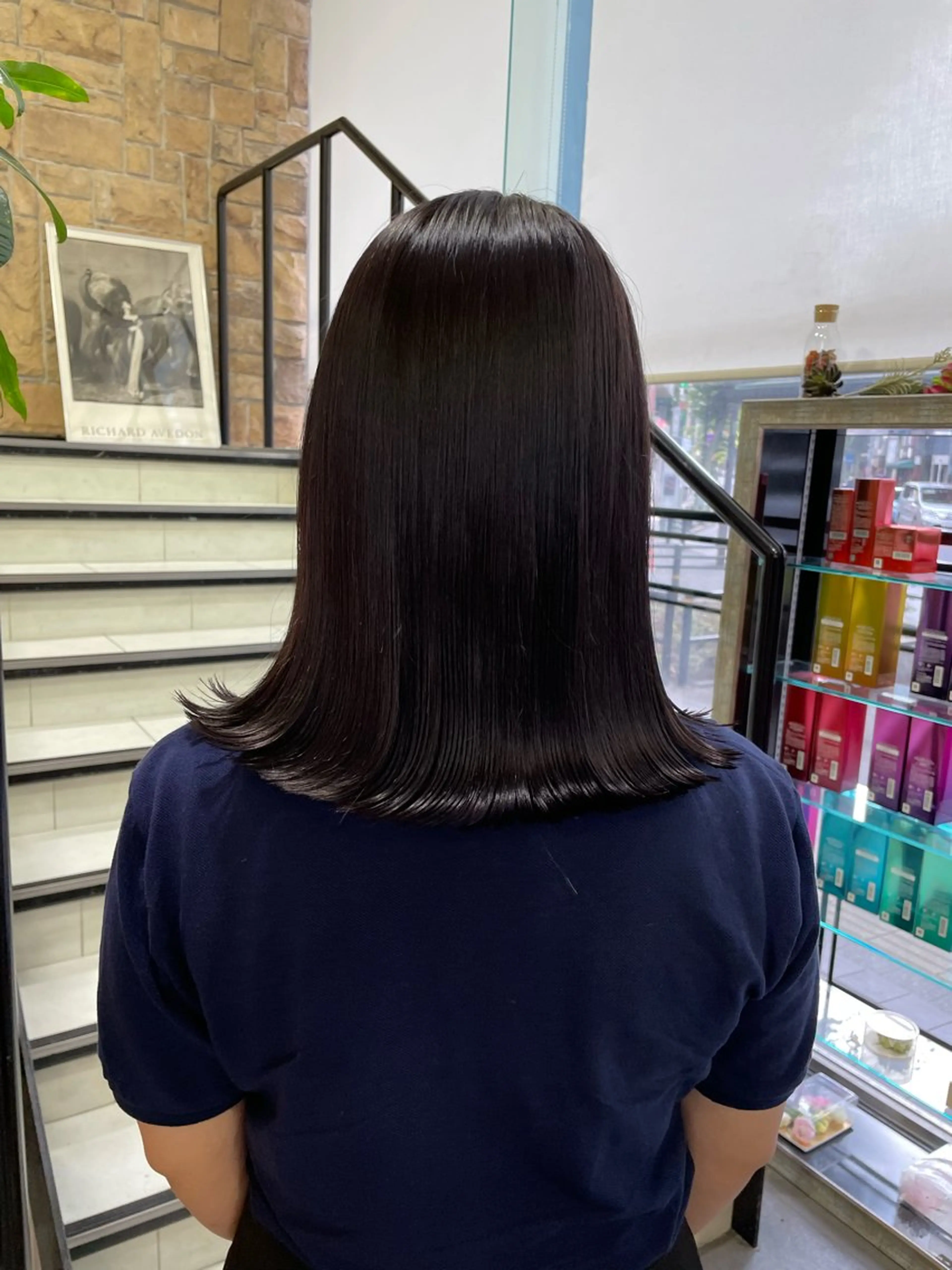 セミロング カット ヘアカラー トリートメント デザインカラー/ eye/栞のヘアスタイル