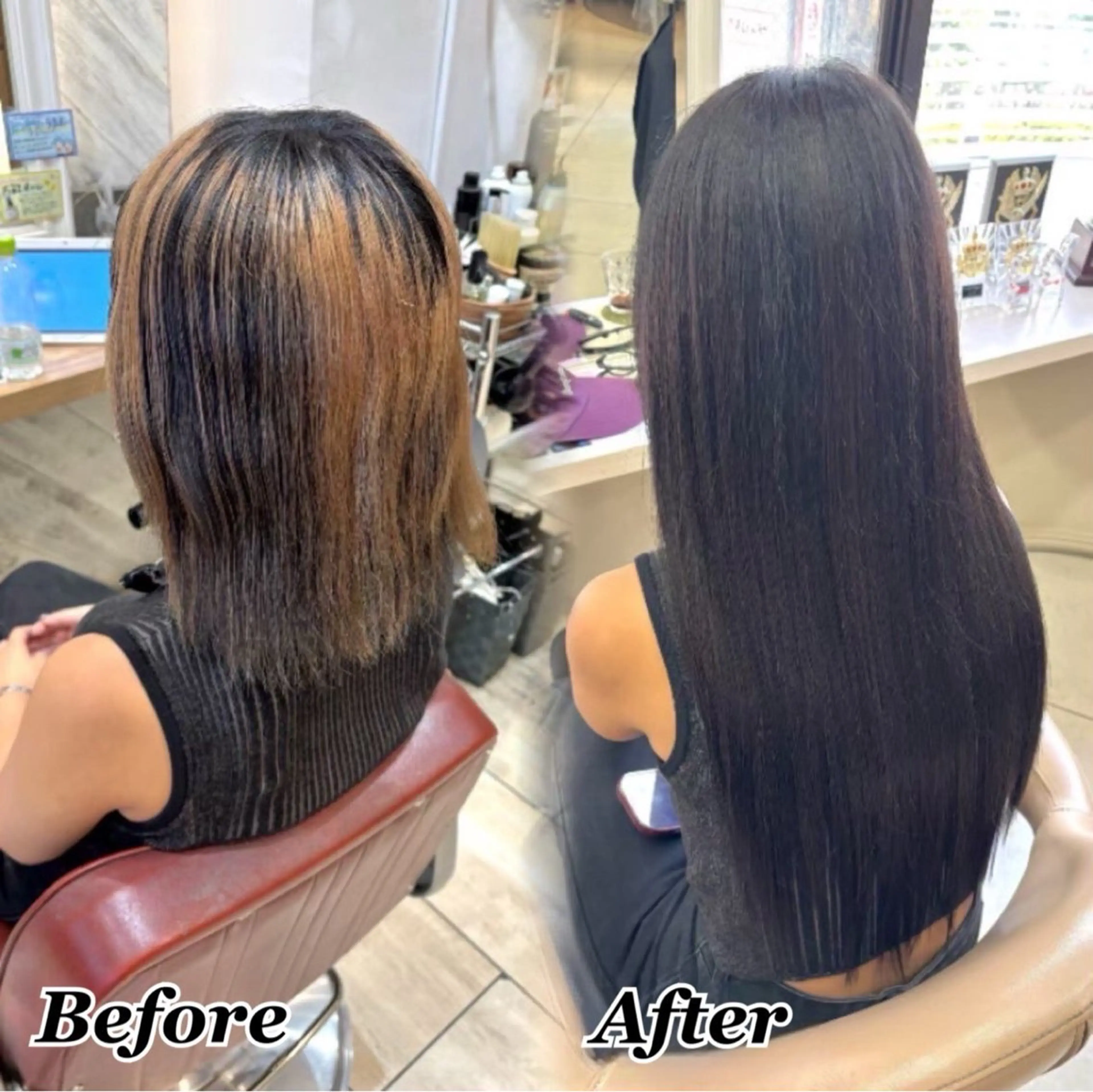 ヘアカラー エクステ ヘアメ🎀推しカラー 🥣横浜/しほ🧸のヘアスタイル