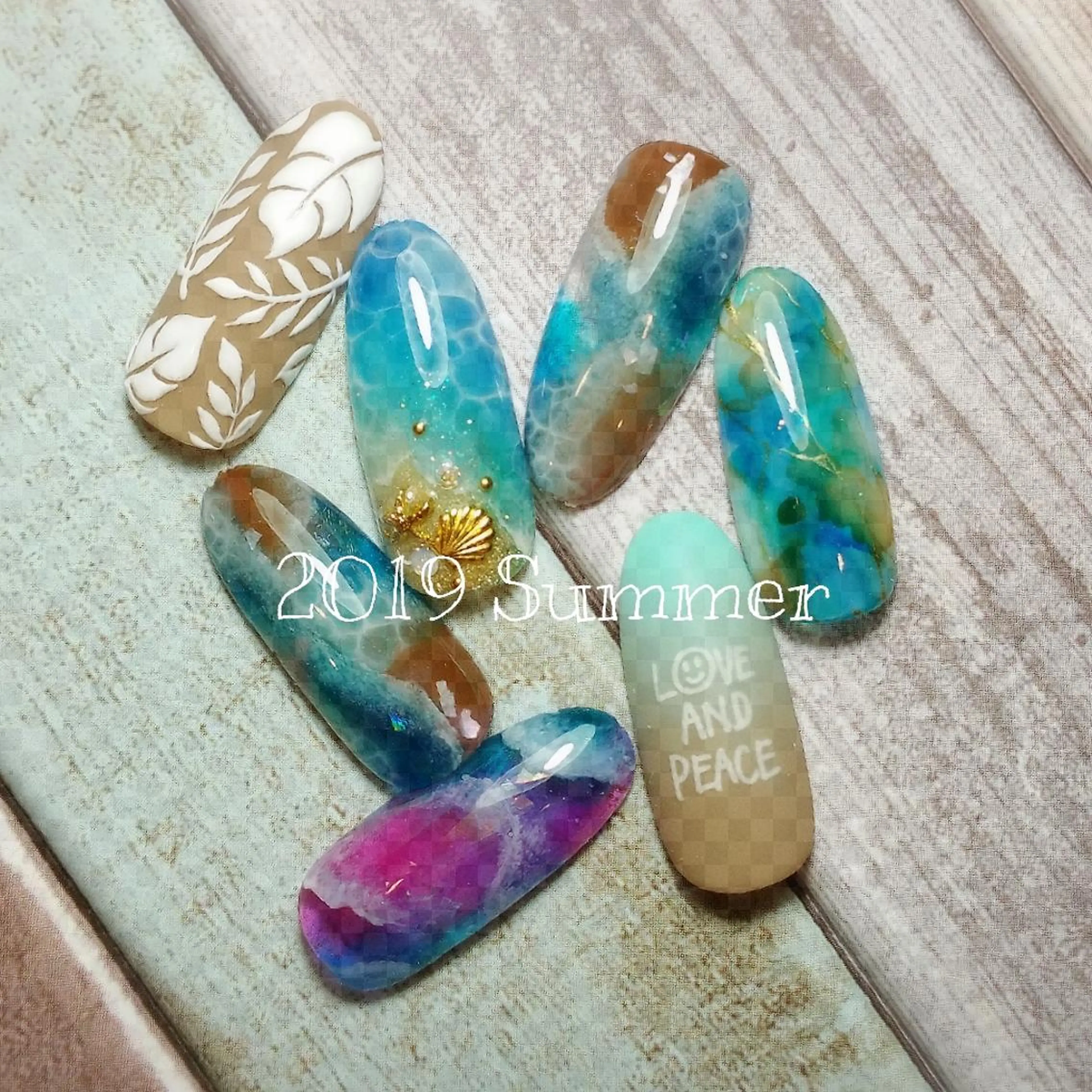 ネイル ハンドネイル 柴田 彩のネイルデザイン