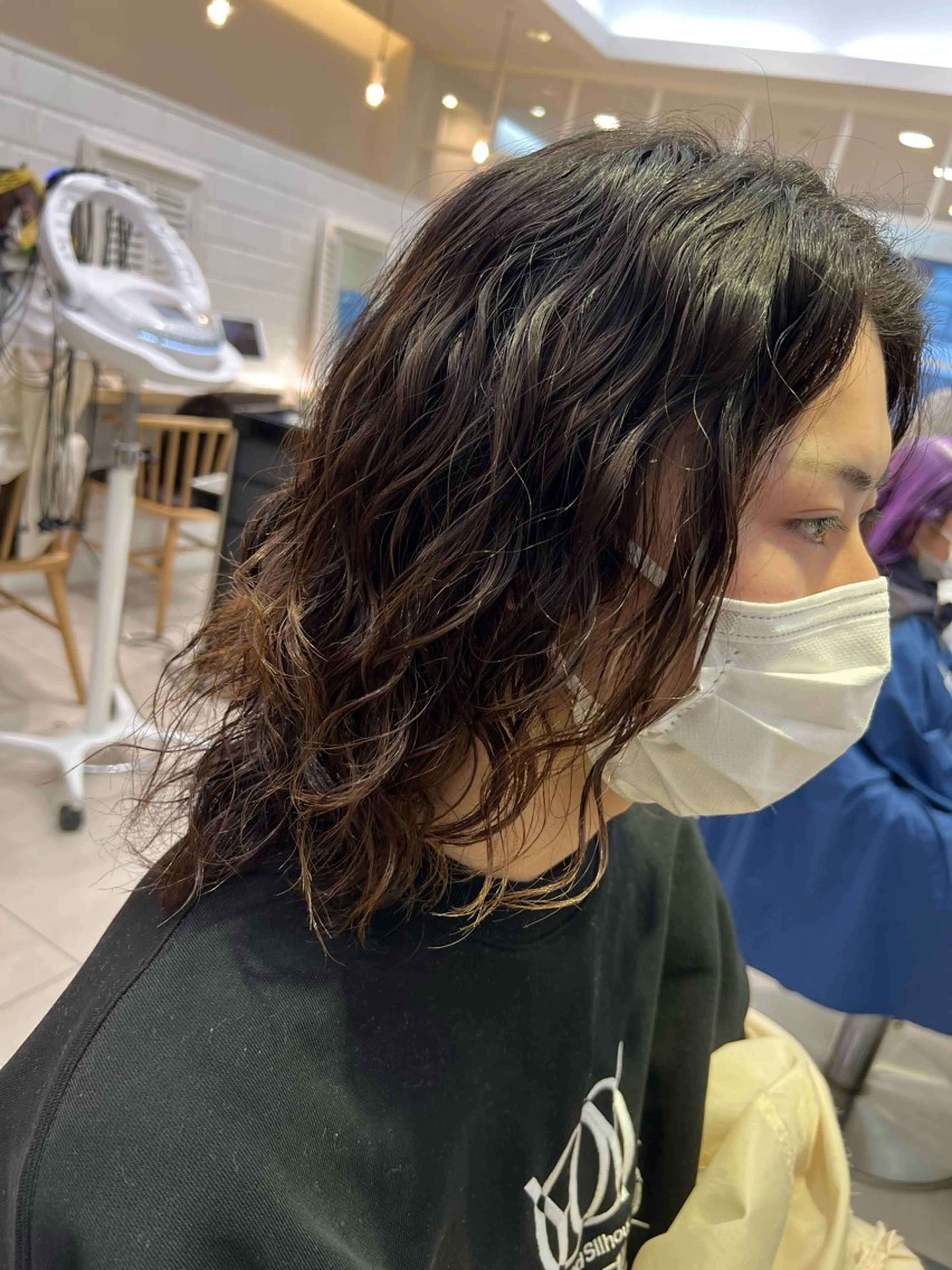 ミディアム ケンシロウ メンズパーマ特化⭕️のヘアスタイル