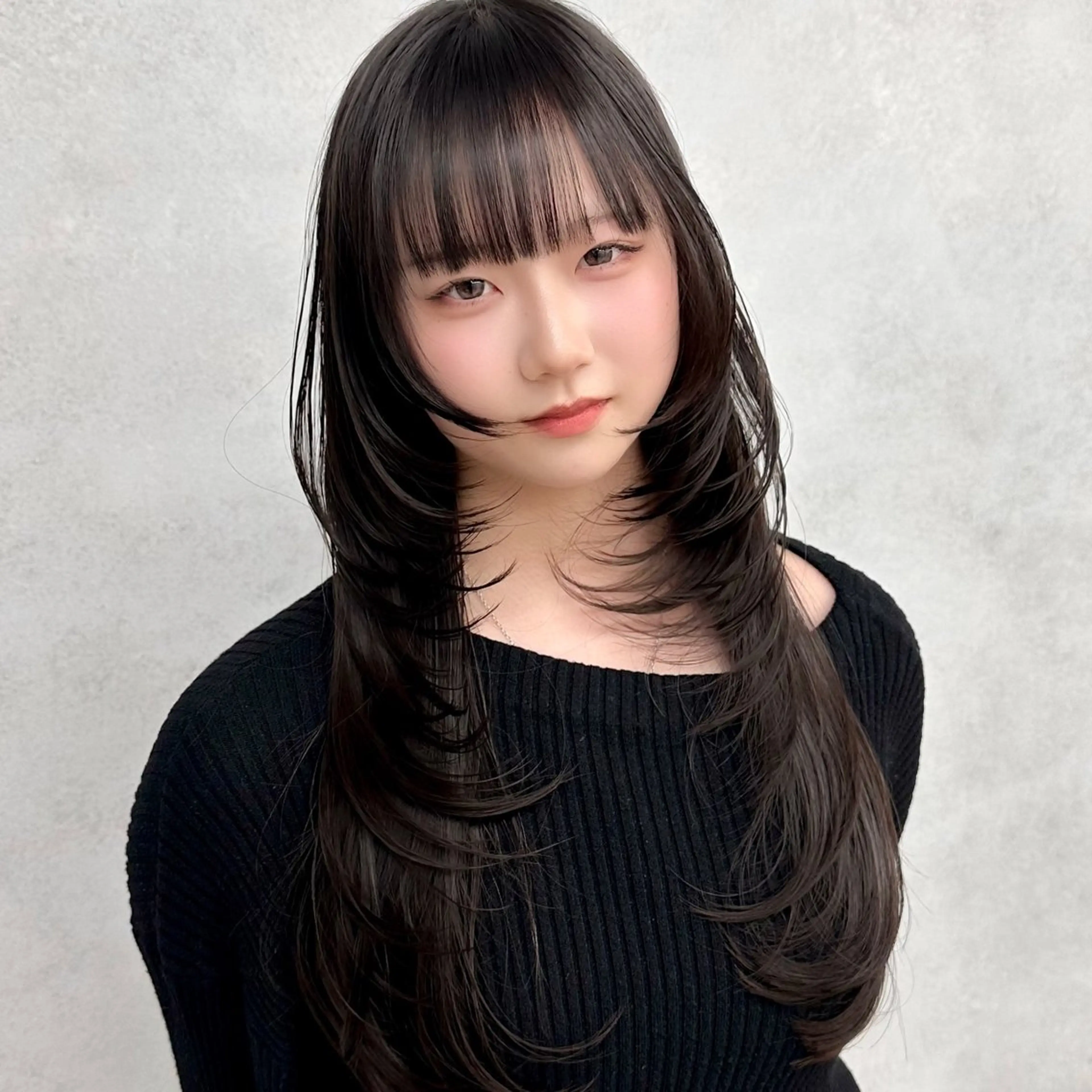 ロング カラー カット ヘアカラー トリートメント ブリーチなし/レイヤ ー特化🌈Tommyのヘアスタイル