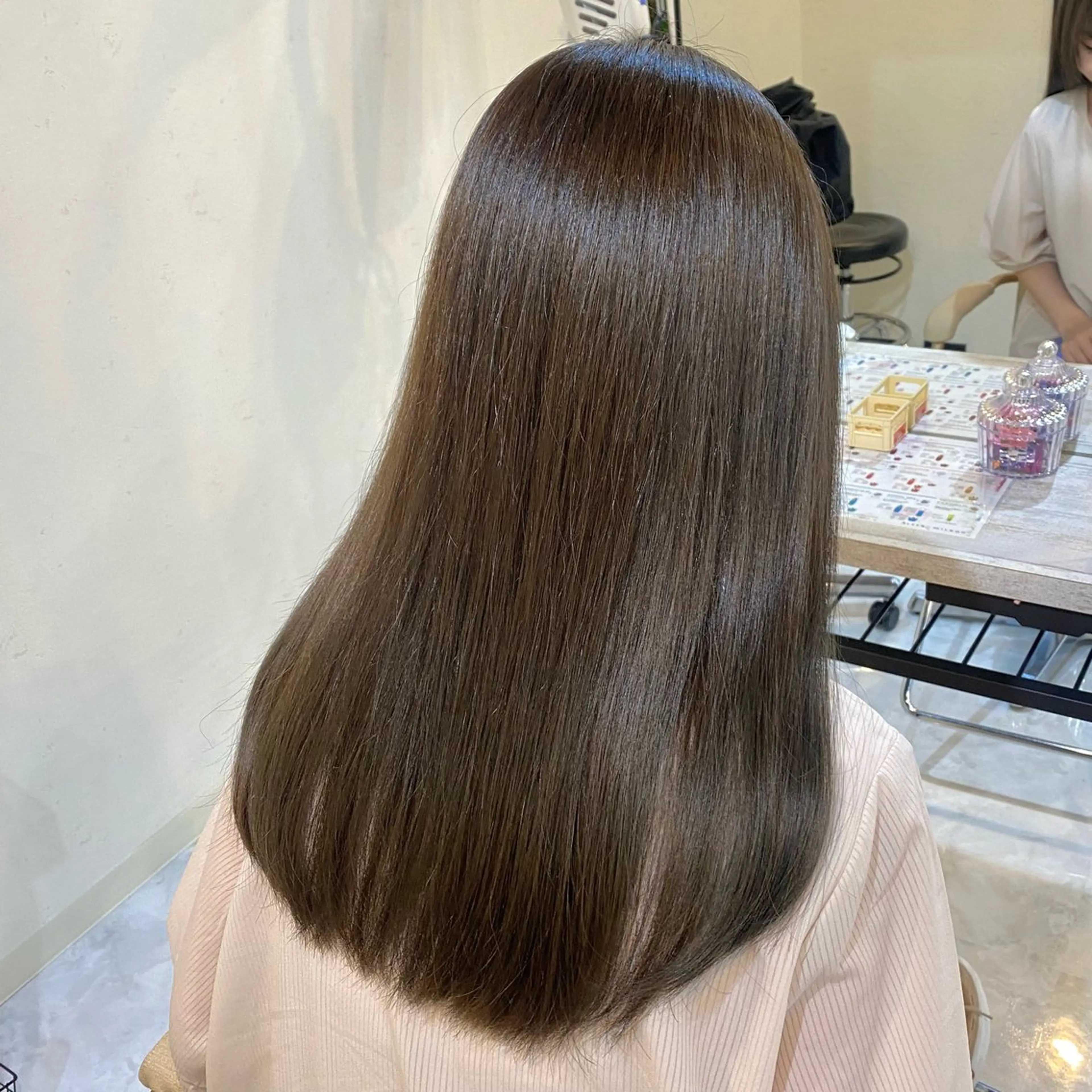 🎀髪質改善も叶う🎀うる艶🫧美髪矯正+高保湿3Stepトリートメントの写真