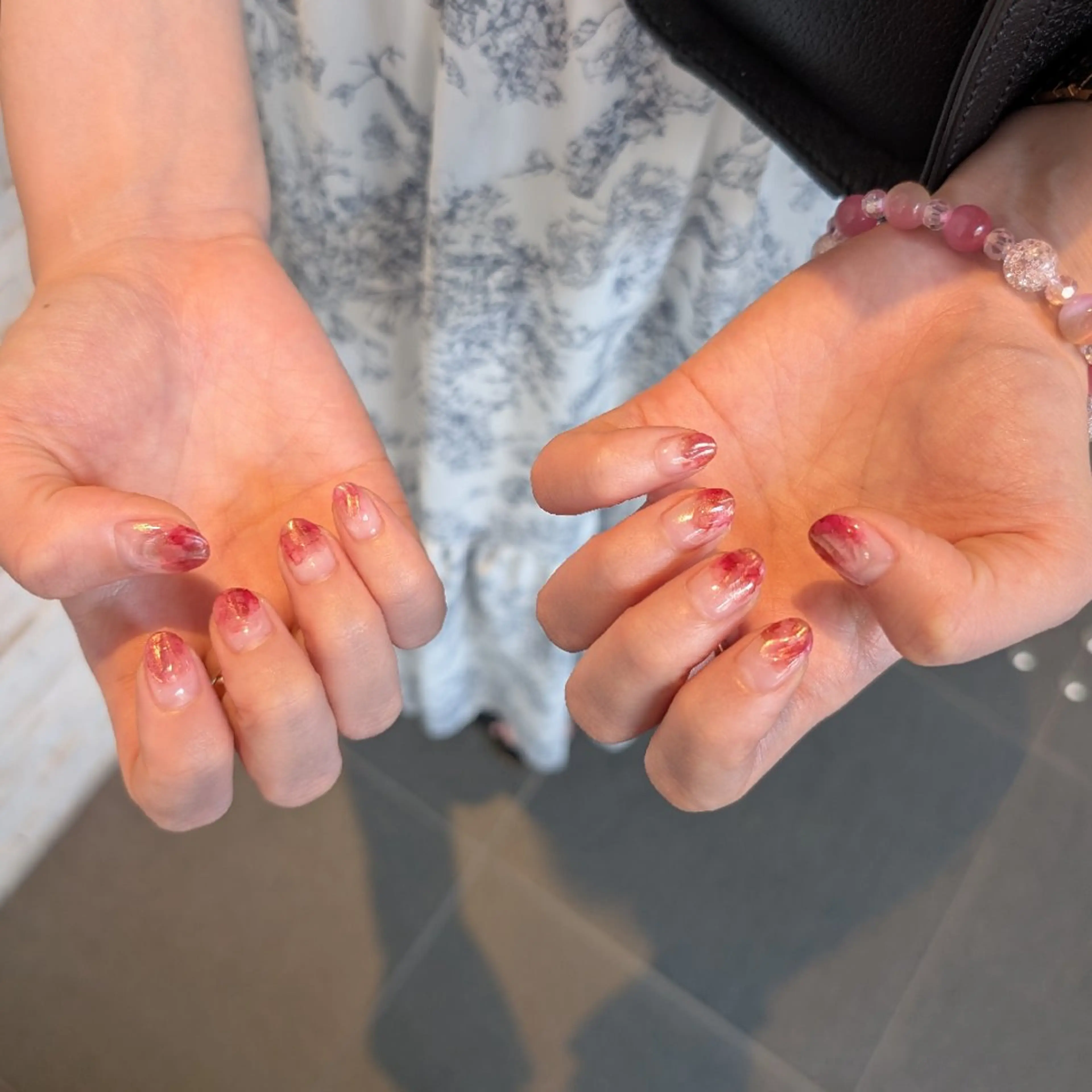 ネイル アートネイル ニュアンスネイル FREE'Snail Yukariのネイルデザイン