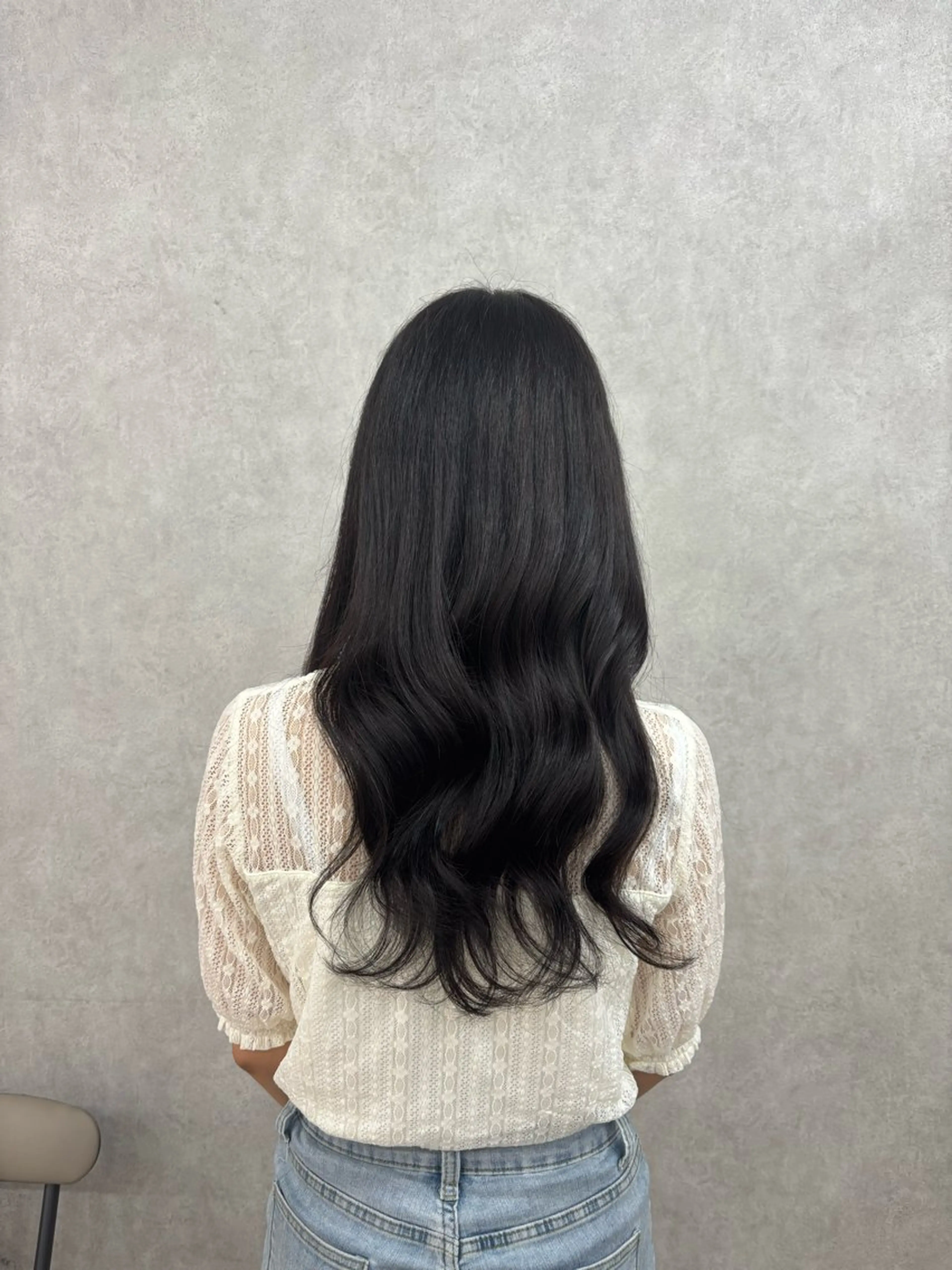 ロング カラー 倉澤 愛理のヘアスタイル