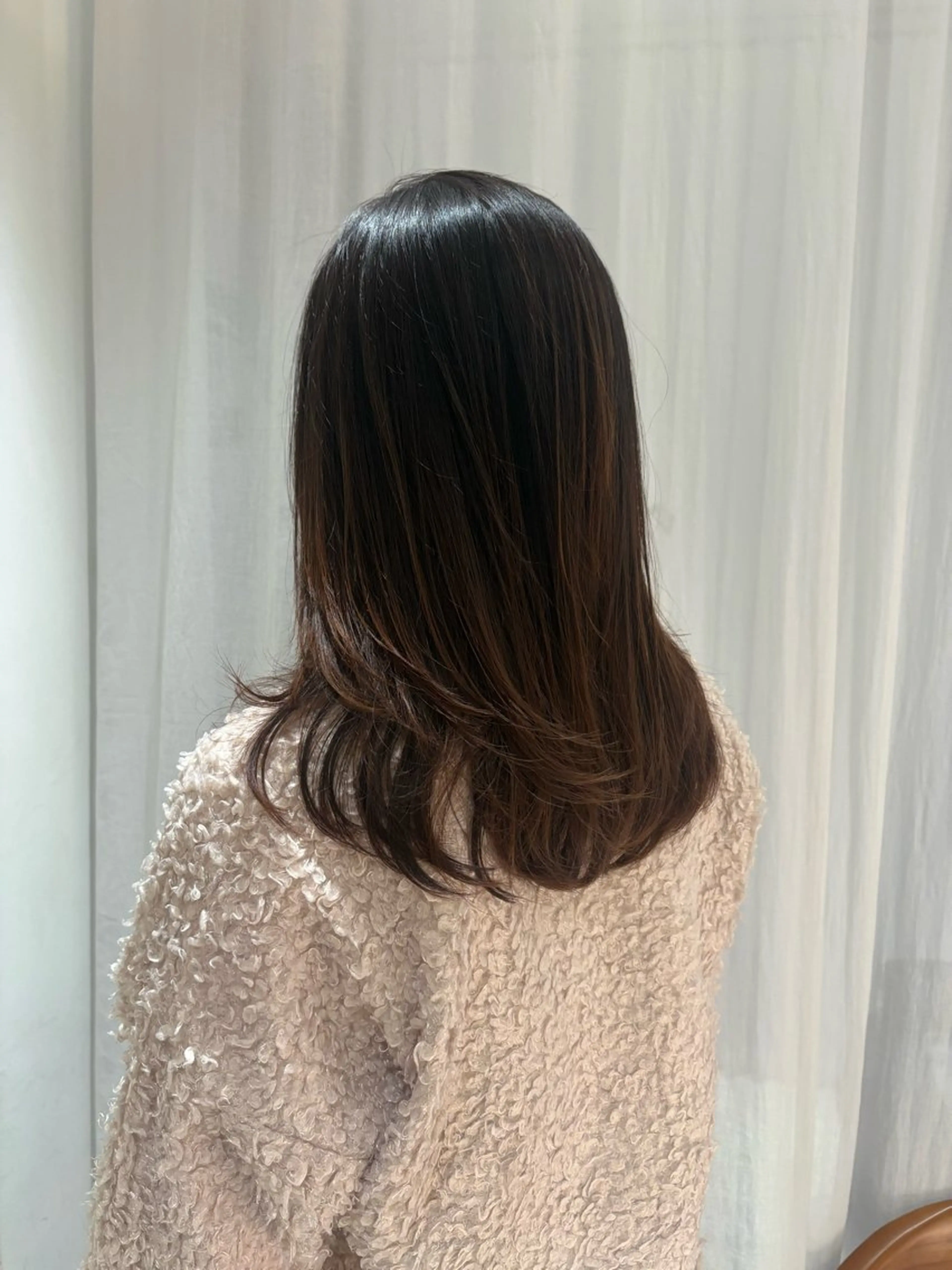 セミロング ショート⌇艶カラー ⌇ RIN🌙のヘアスタイル