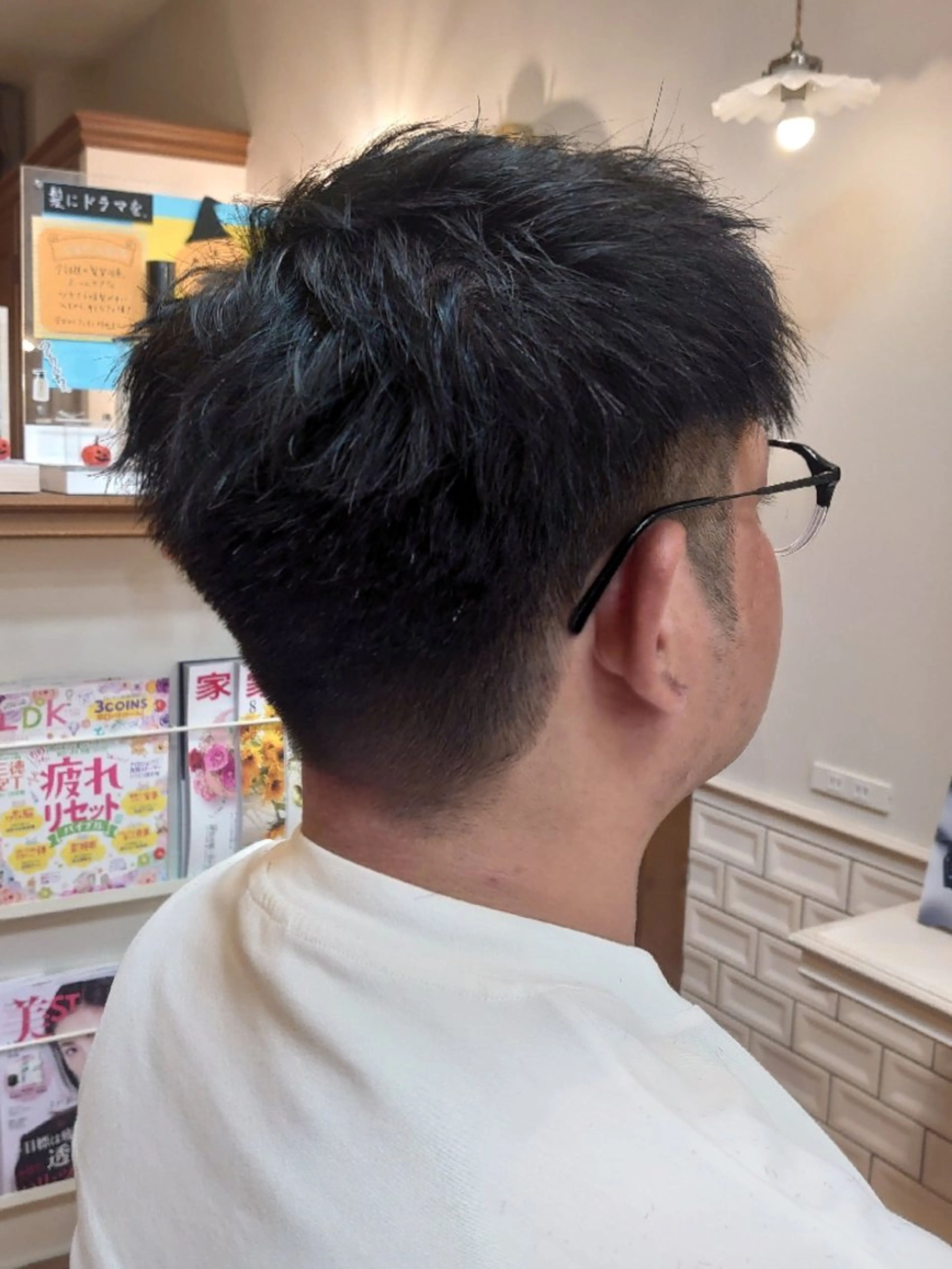 メンズ 丁寧なカットが評判！ 生駒富雄☆丸上のヘアスタイル