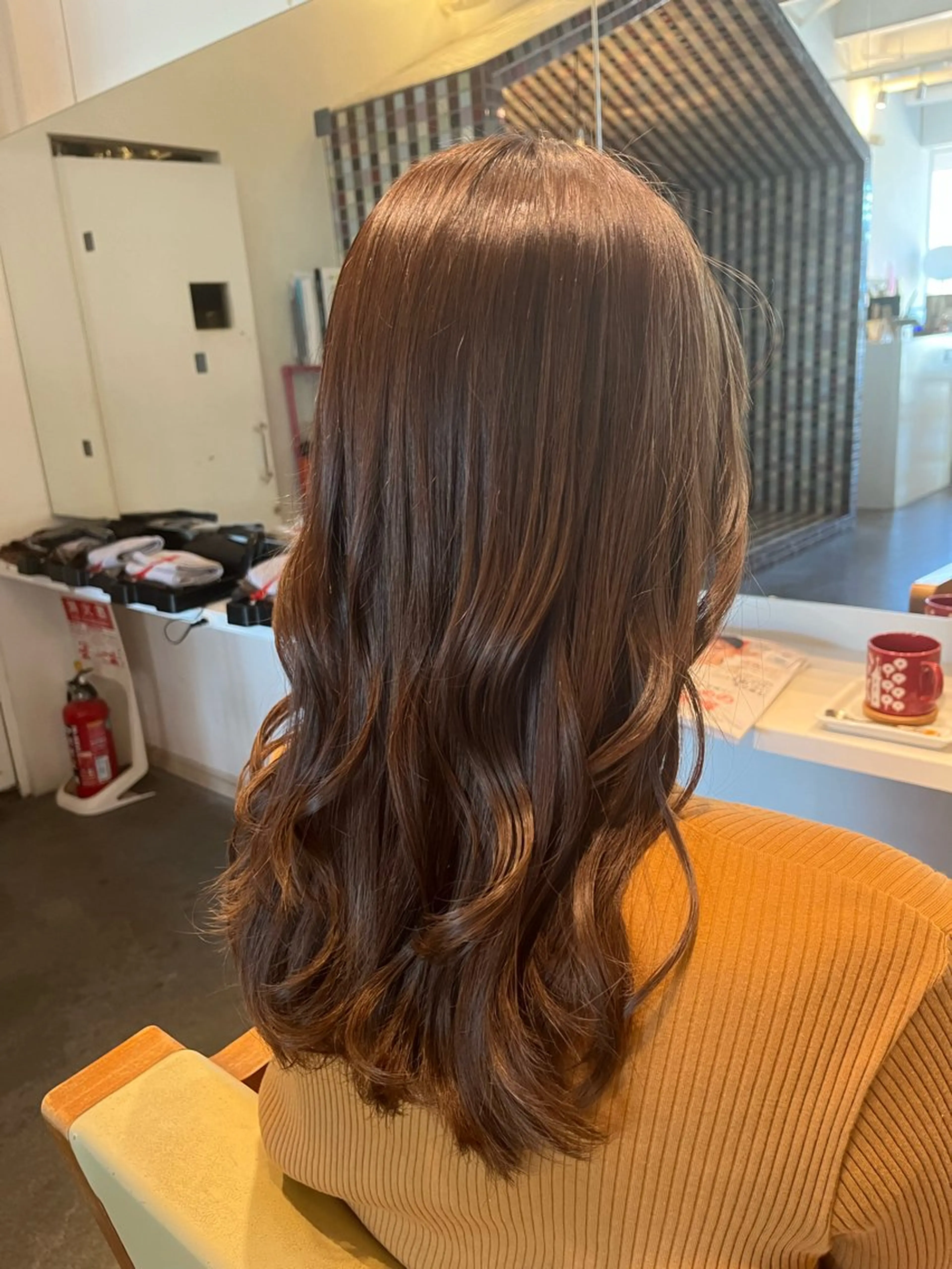 カラー 加納 彬華のヘアスタイル