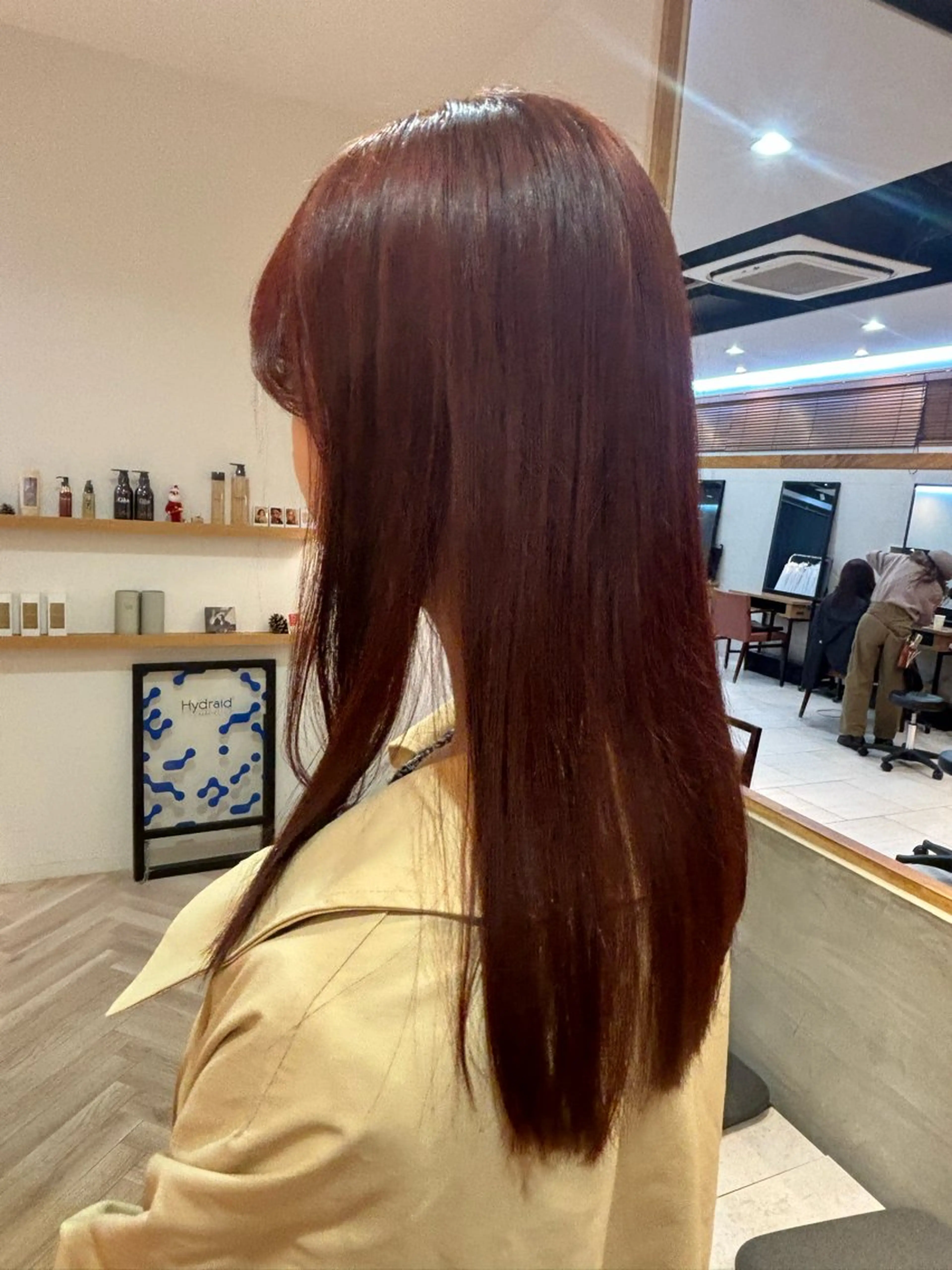 カラー ブリーチ ボルドーカラー ブラウンカラー カシス ダブルカラー Wカラー/レイヤー /ボブ/otohaのヘアスタイル