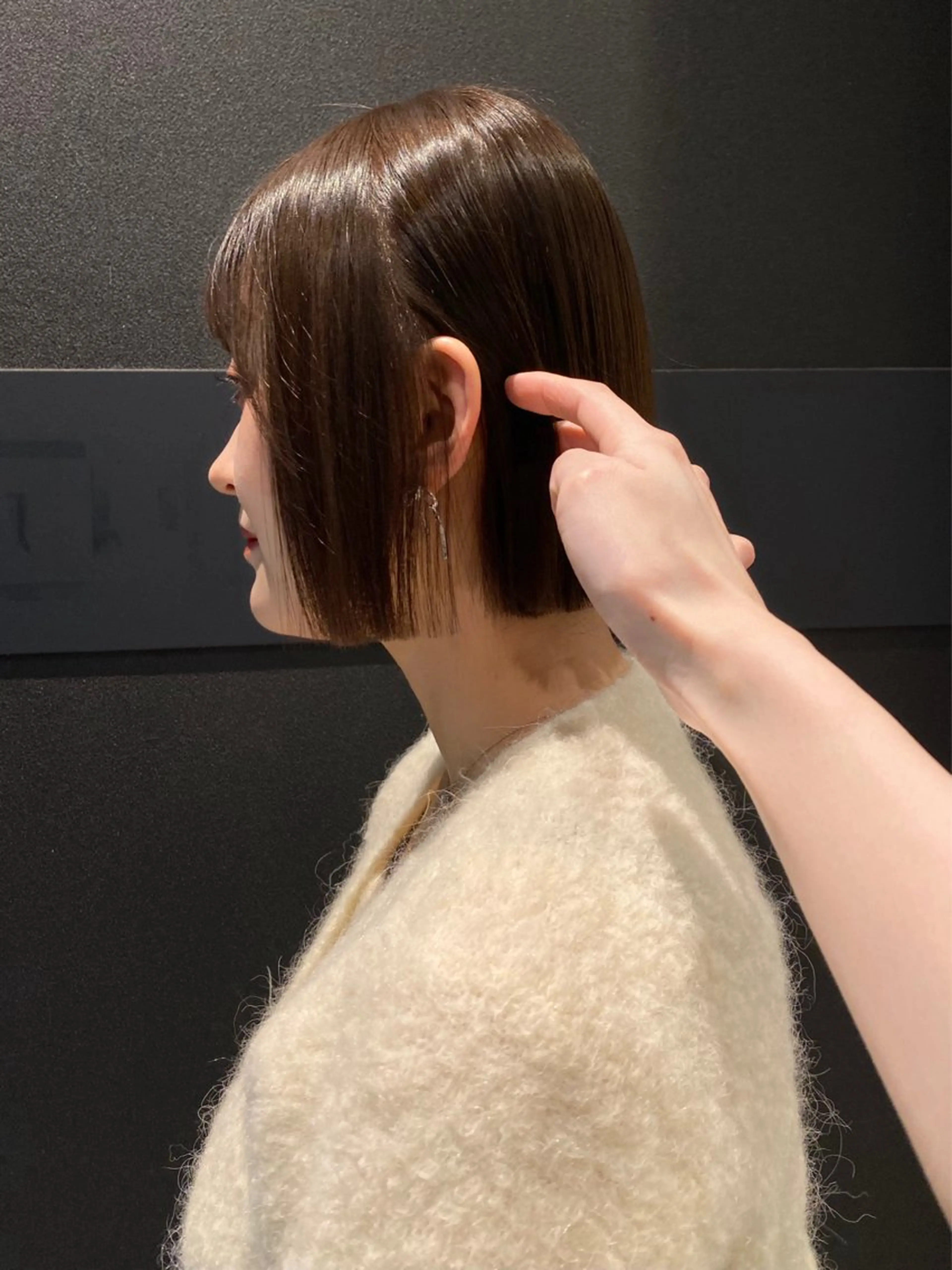 ショート カラー パーマ 縮毛矯正 カット ヘアカラー 縮毛矯正 トリートメント mai / linoah˚✧のヘアスタイル