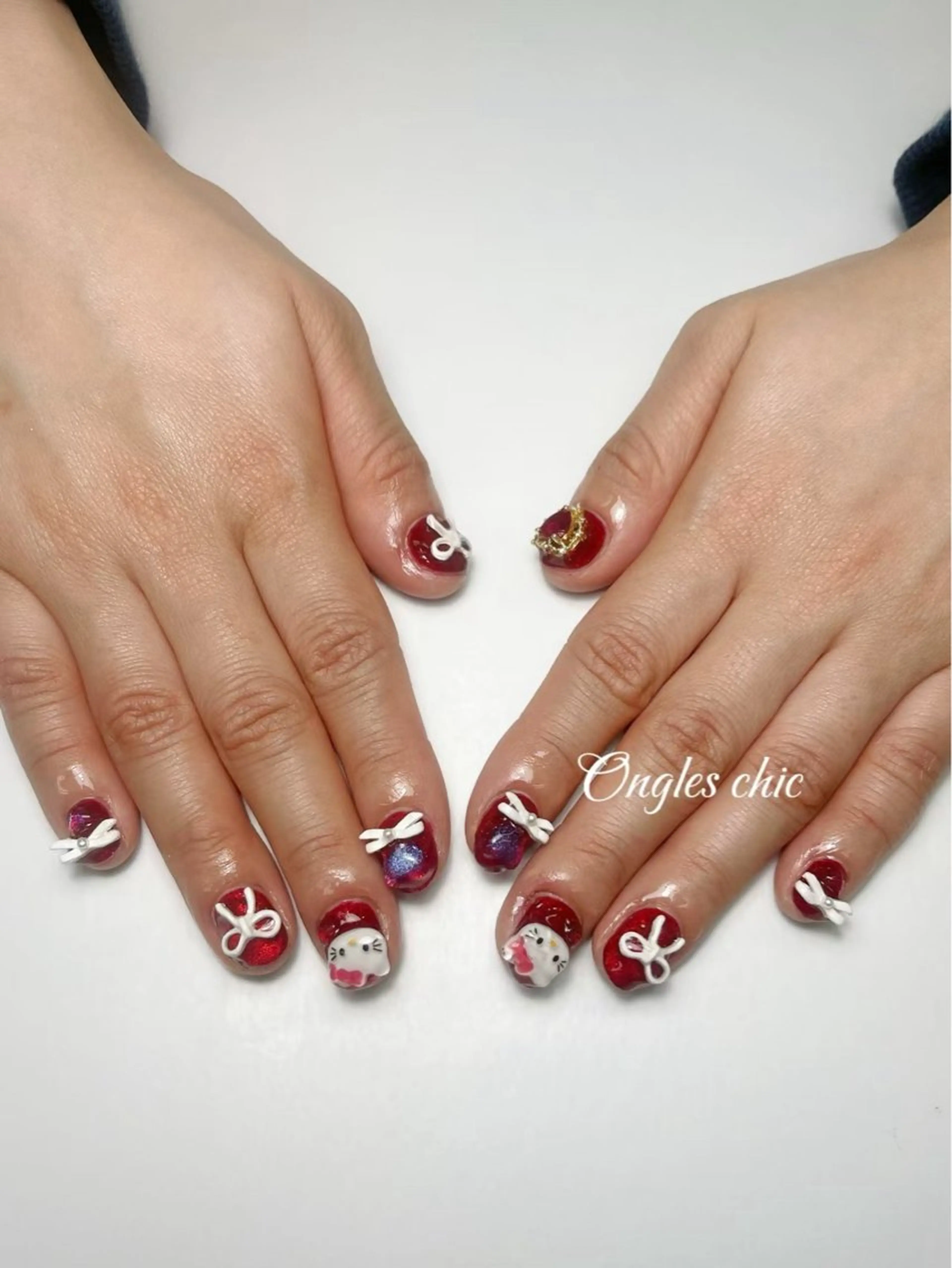 ネイル ハンドネイル ongles chicのネイルデザイン