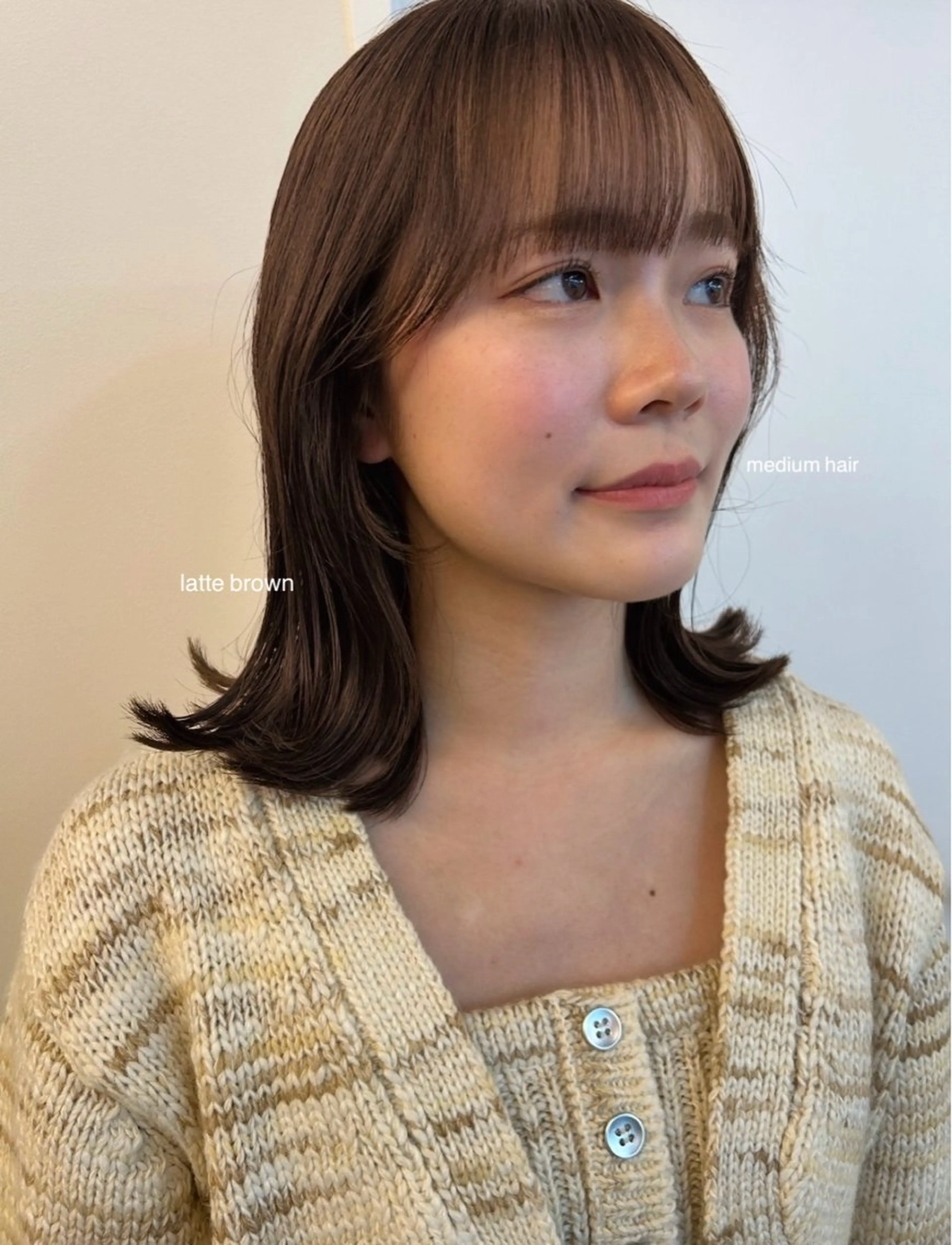 前髪カット+透明感たっぷりカラー🍃🌙の写真