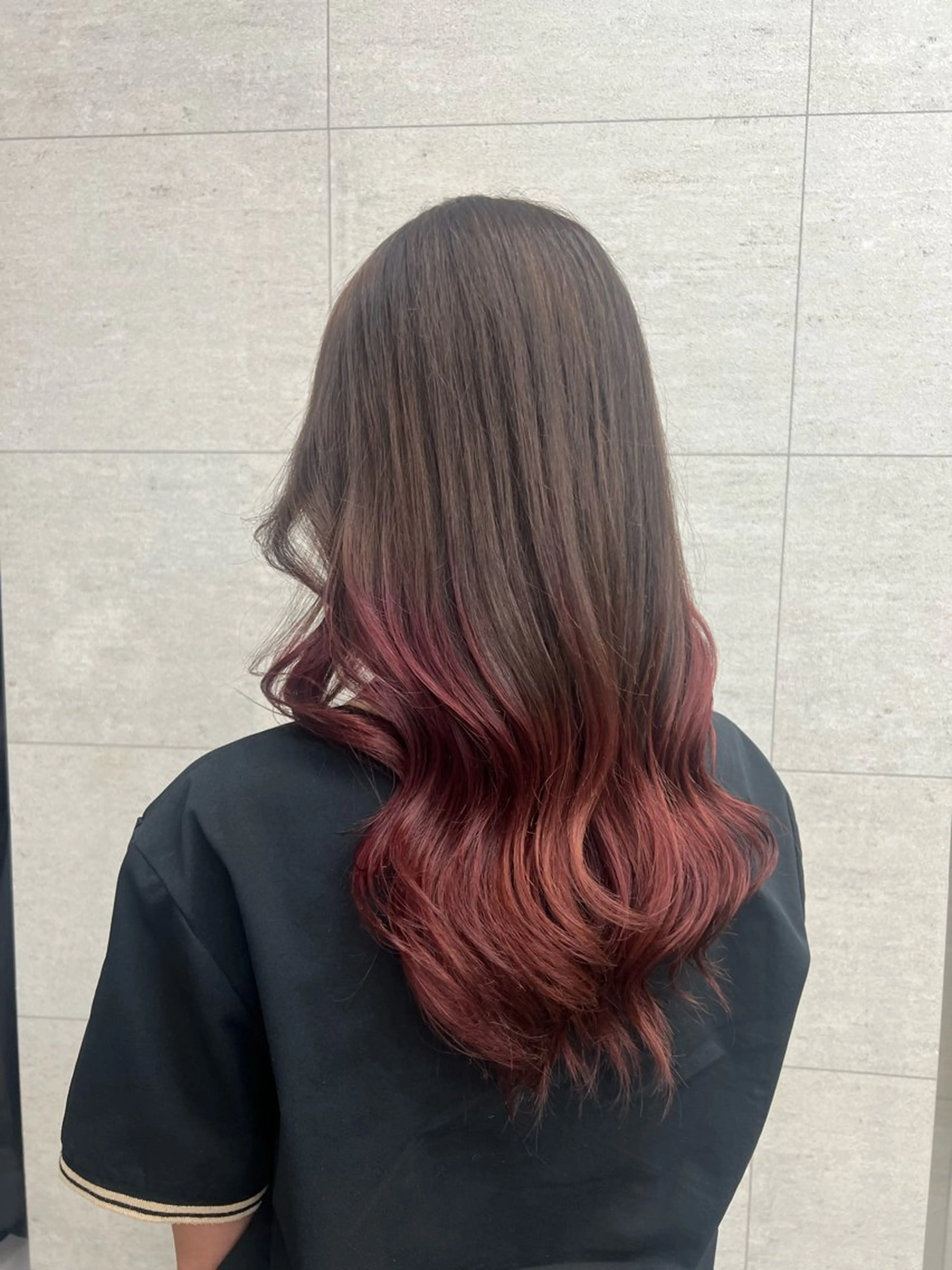 ロング カラー E:terne大宮店 ディレクター豊島穂希のヘアスタイル