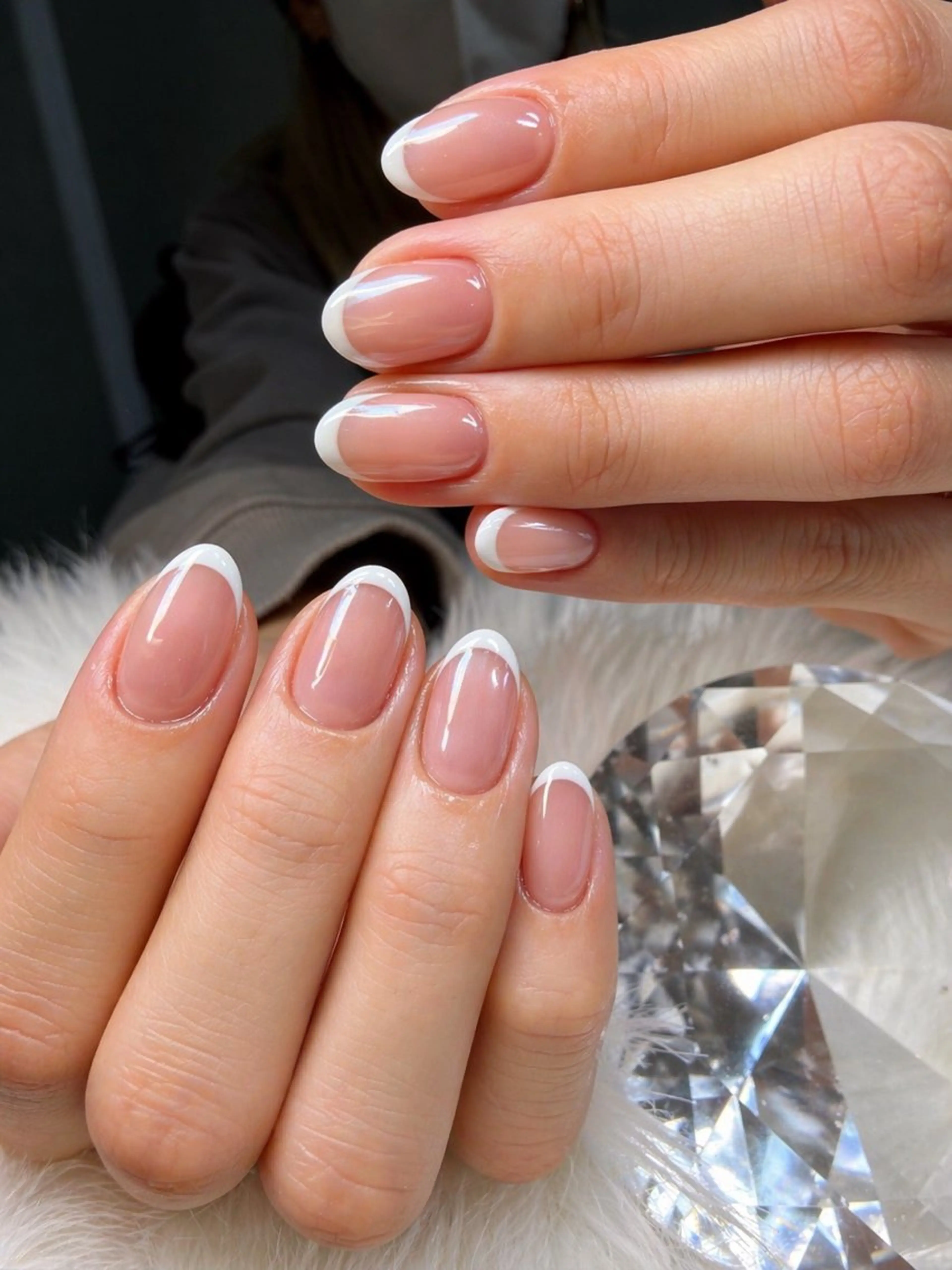 ネイル アートネイル オーロラネイル チークネイル 長さ出し フットネイル ハンドネイル Chan nailsのネイルデザイン