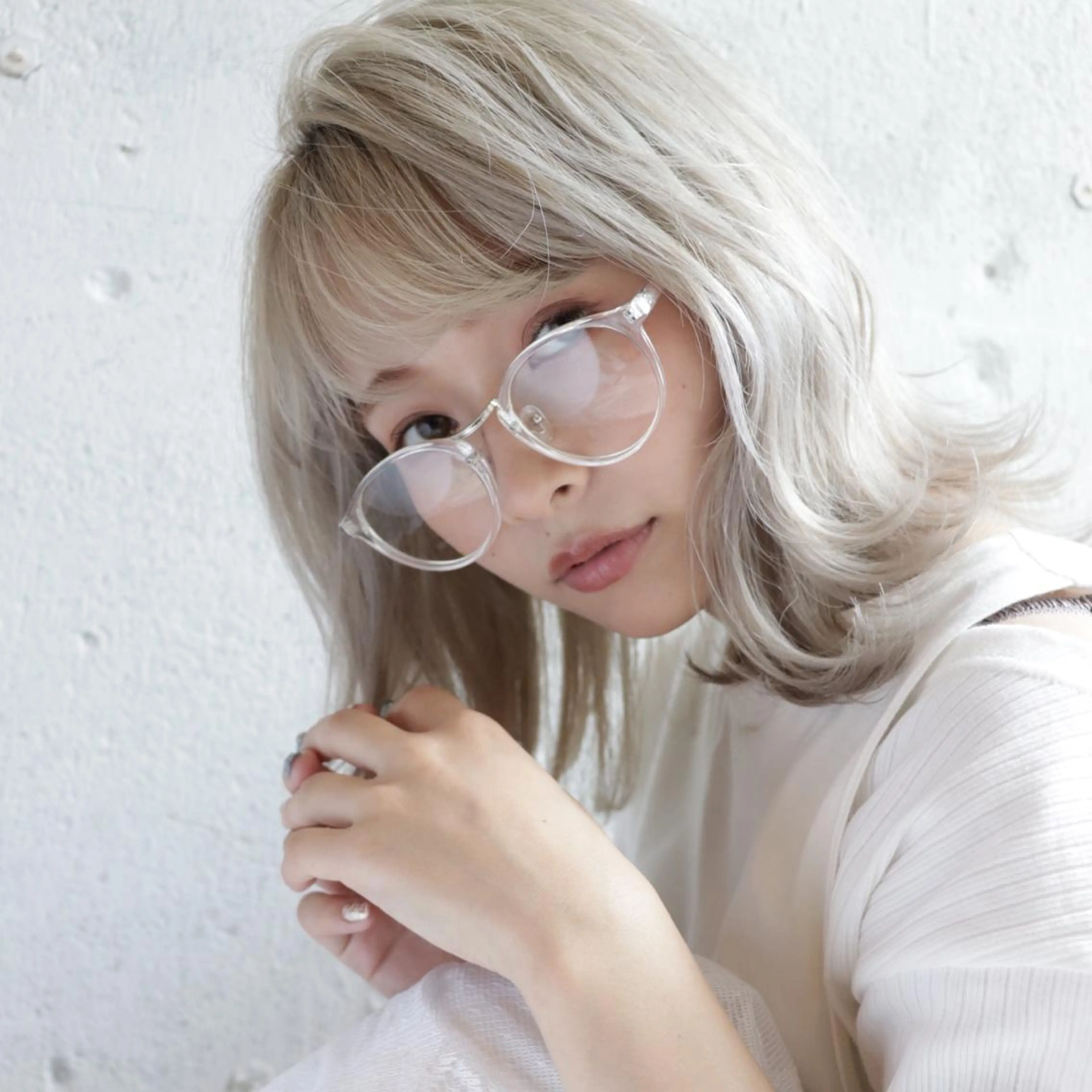 ミディアム カラー パーマ ヘアアレンジ メンズ キッズ ケアブリーチ×ハイト ーン専門/SHOTAのヘアスタイル