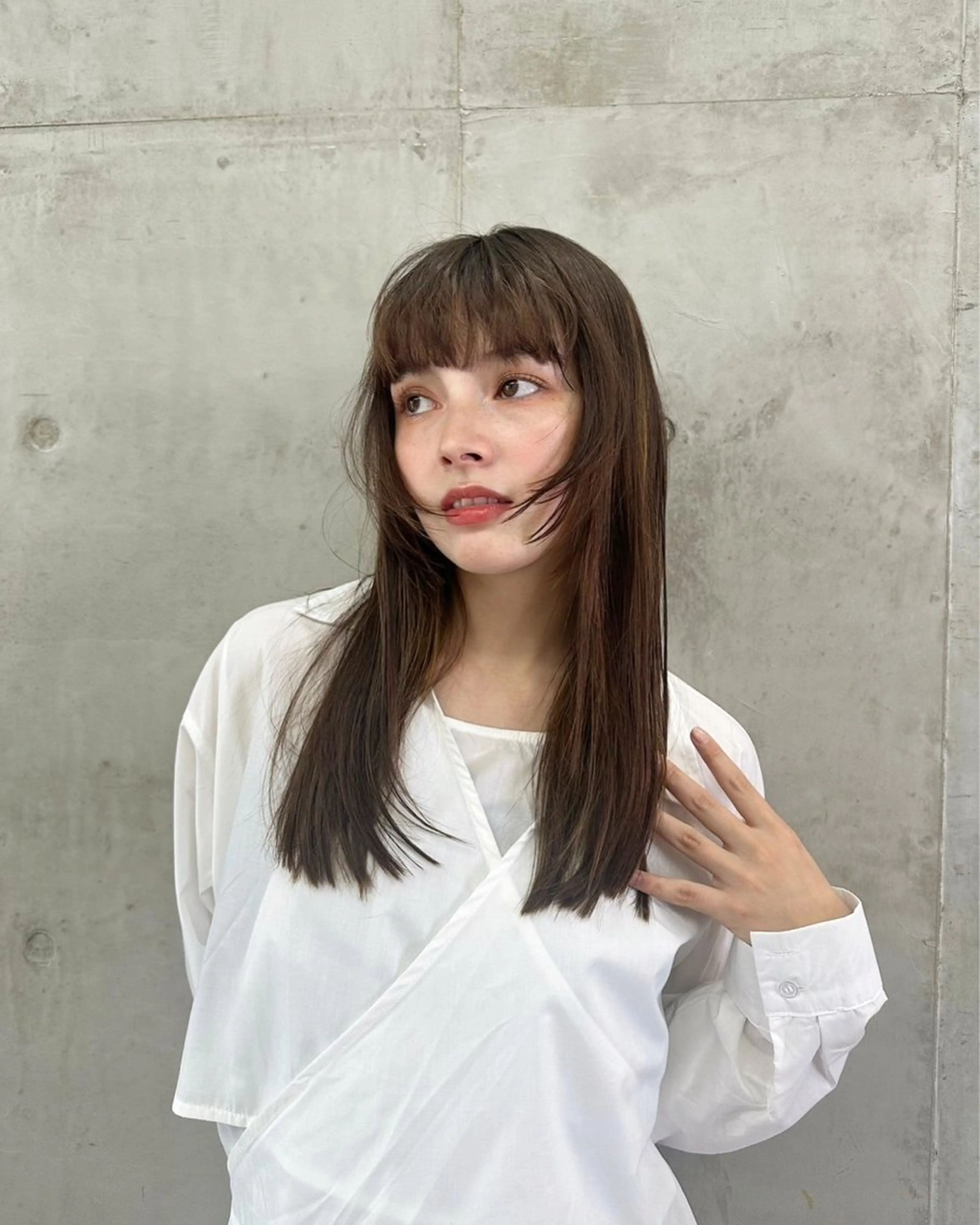 ロング カラー ベージュカラー ブリーチ ケアブリーチ 透明感カラー ダブルカラー SALT WATER所属・🤎𝐌𝐚𝐨⌇ お悩み解決美容師🤎のヘアスタイル