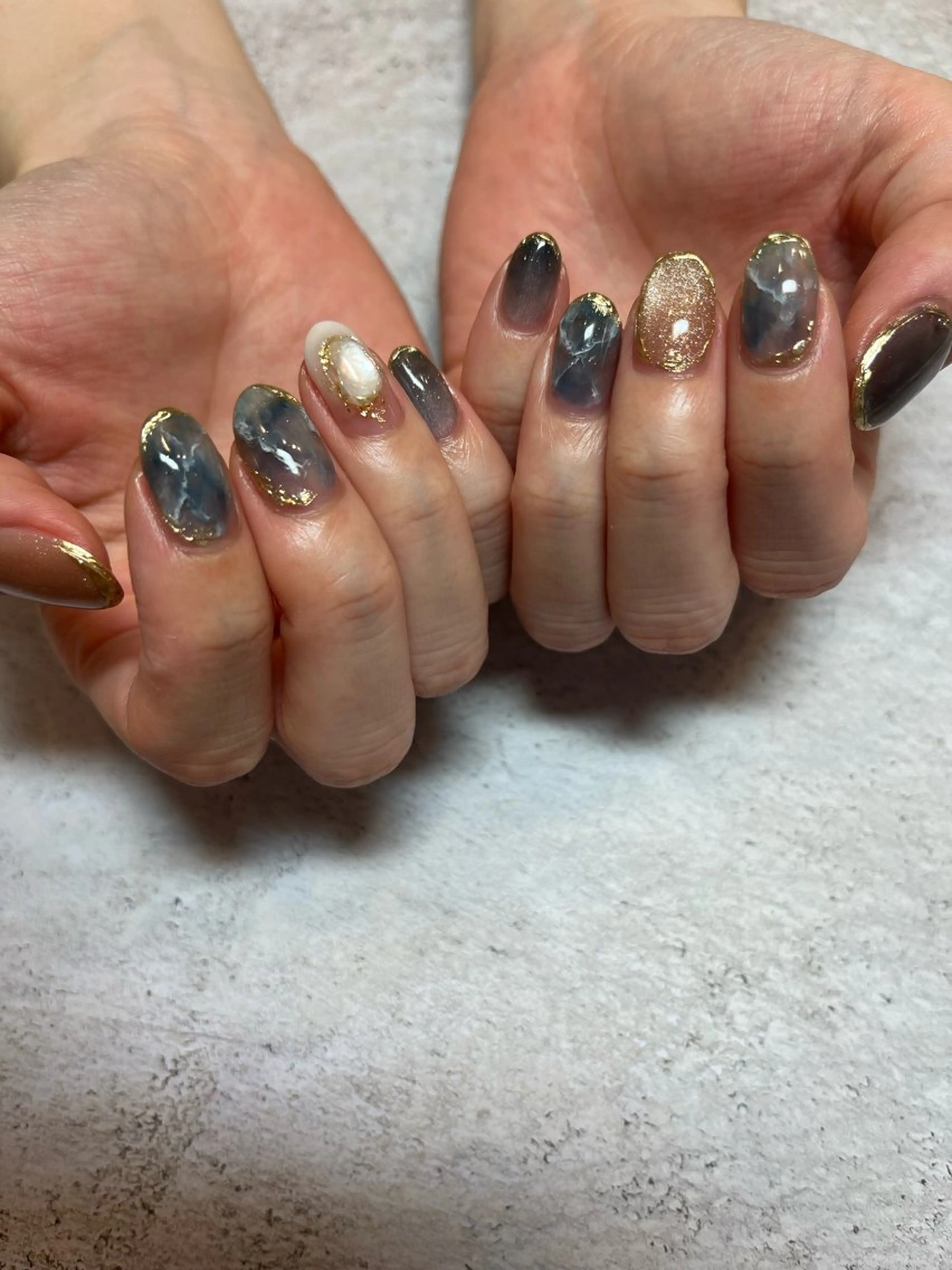 ネイル ハンドネイル 【LINON】 airiのネイルデザイン