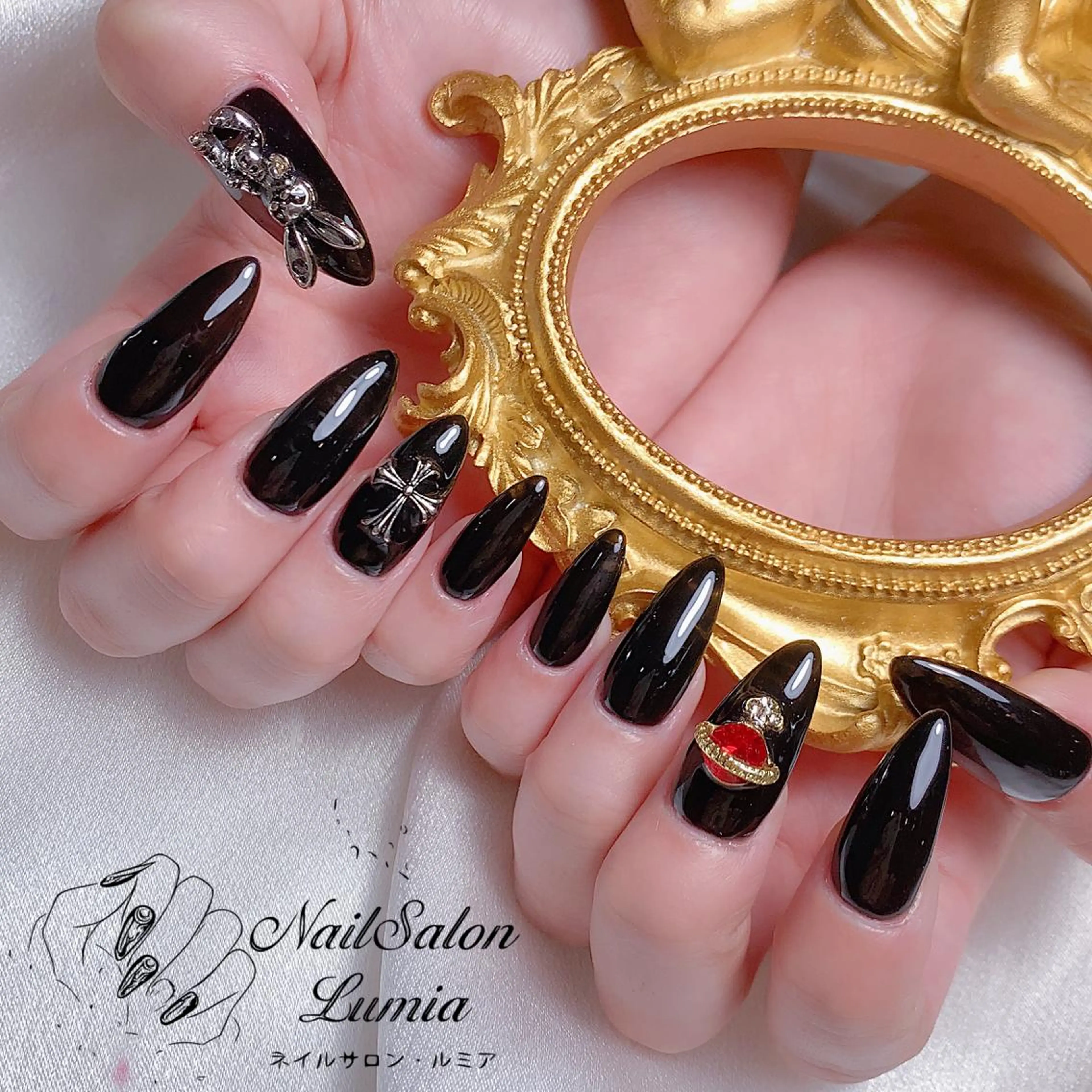 ネイル ハンドネイル ネイルサロン ルミア Lumia 店長のネイルデザイン