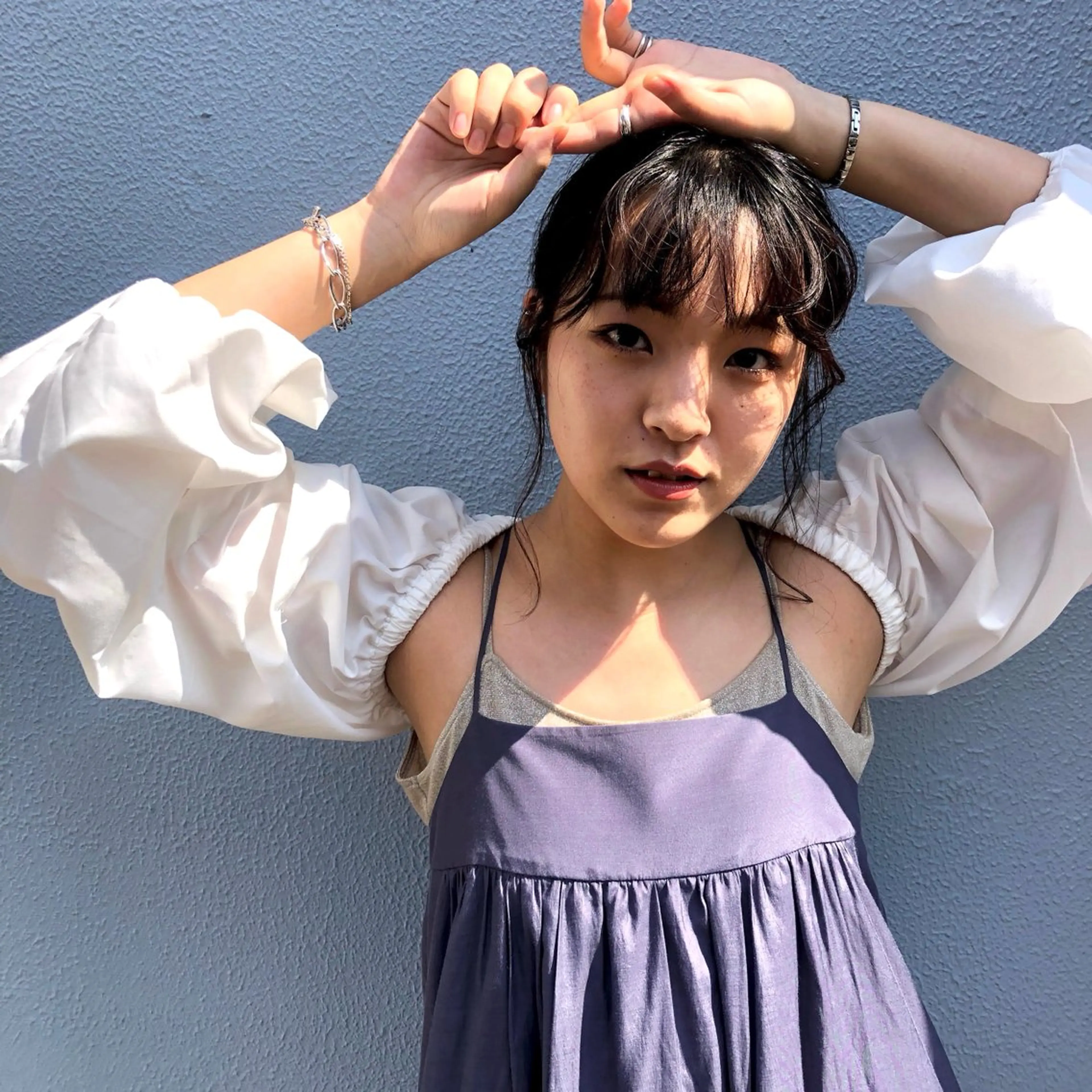 セミロング カラー カット ヘアカラー トリートメント CARICIA 白木 由里加/新栄のヘアスタイル