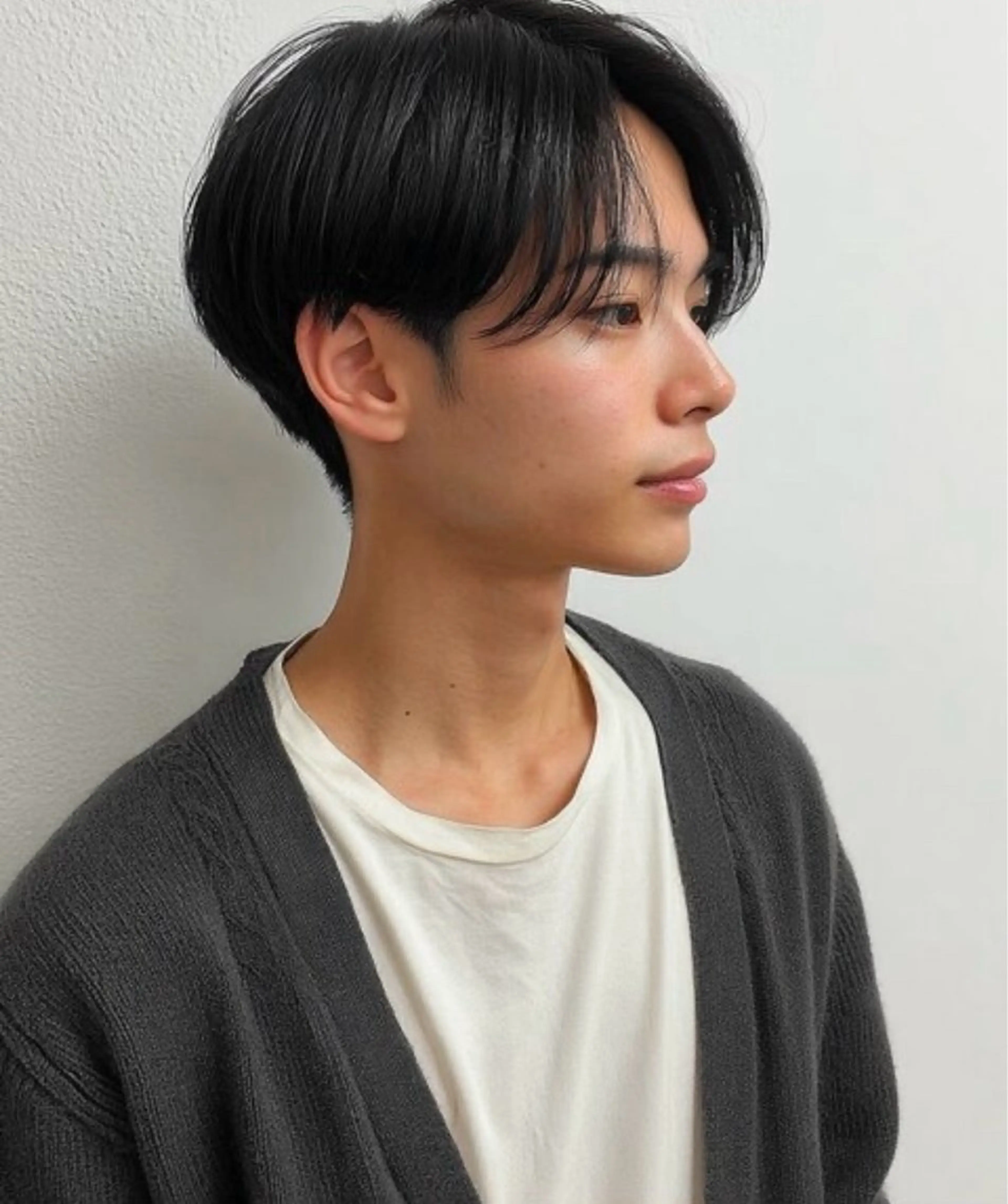 【初回限定✨】清潔感センターパート/マッシュ×メンズ髪質改善トリートメント(aujua)set💓‪の写真