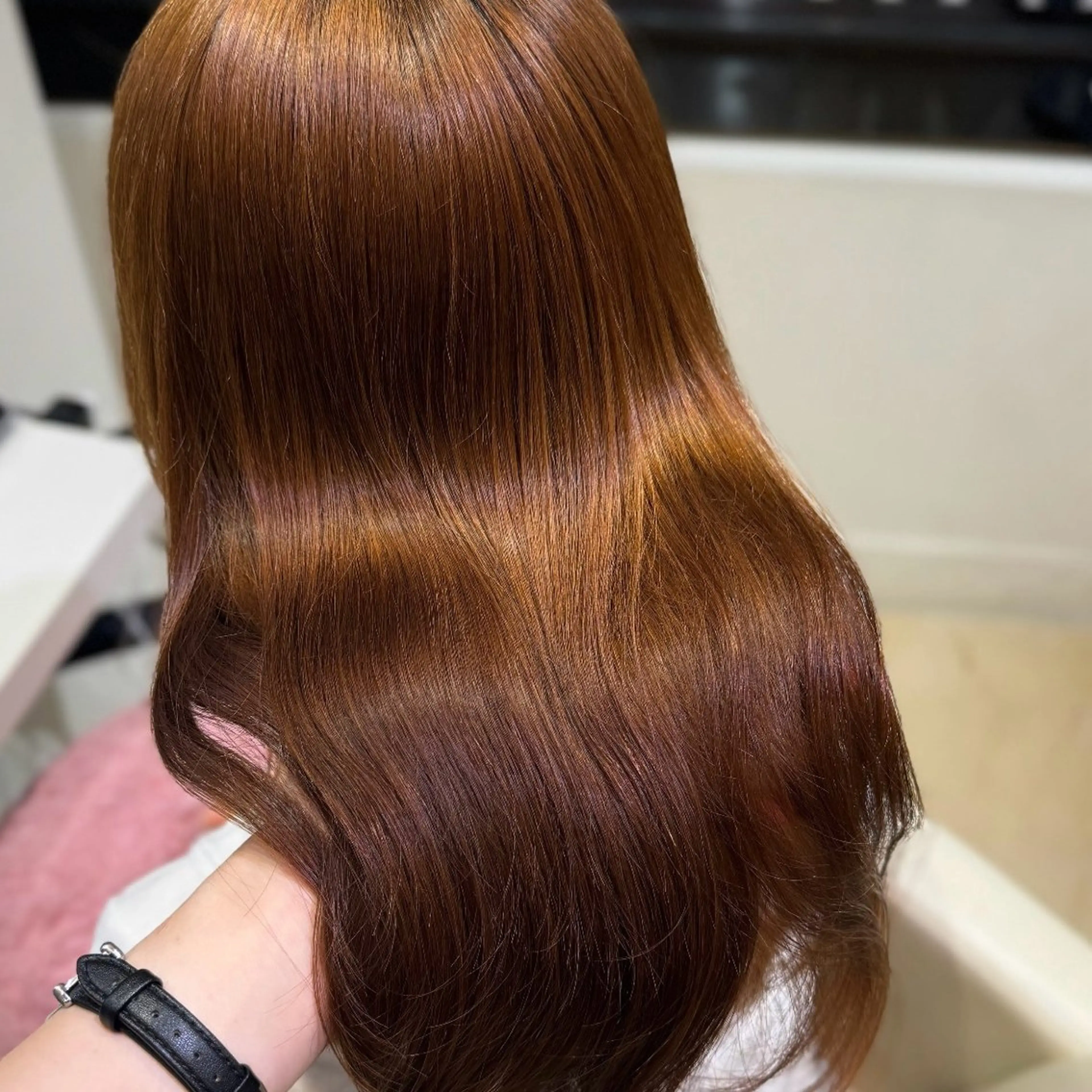 ロング カラー ヘアカラー トリートメント 🐈‍⬛カチモリ/暖 色/𝐌𝐢𝐤𝐮のヘアスタイル