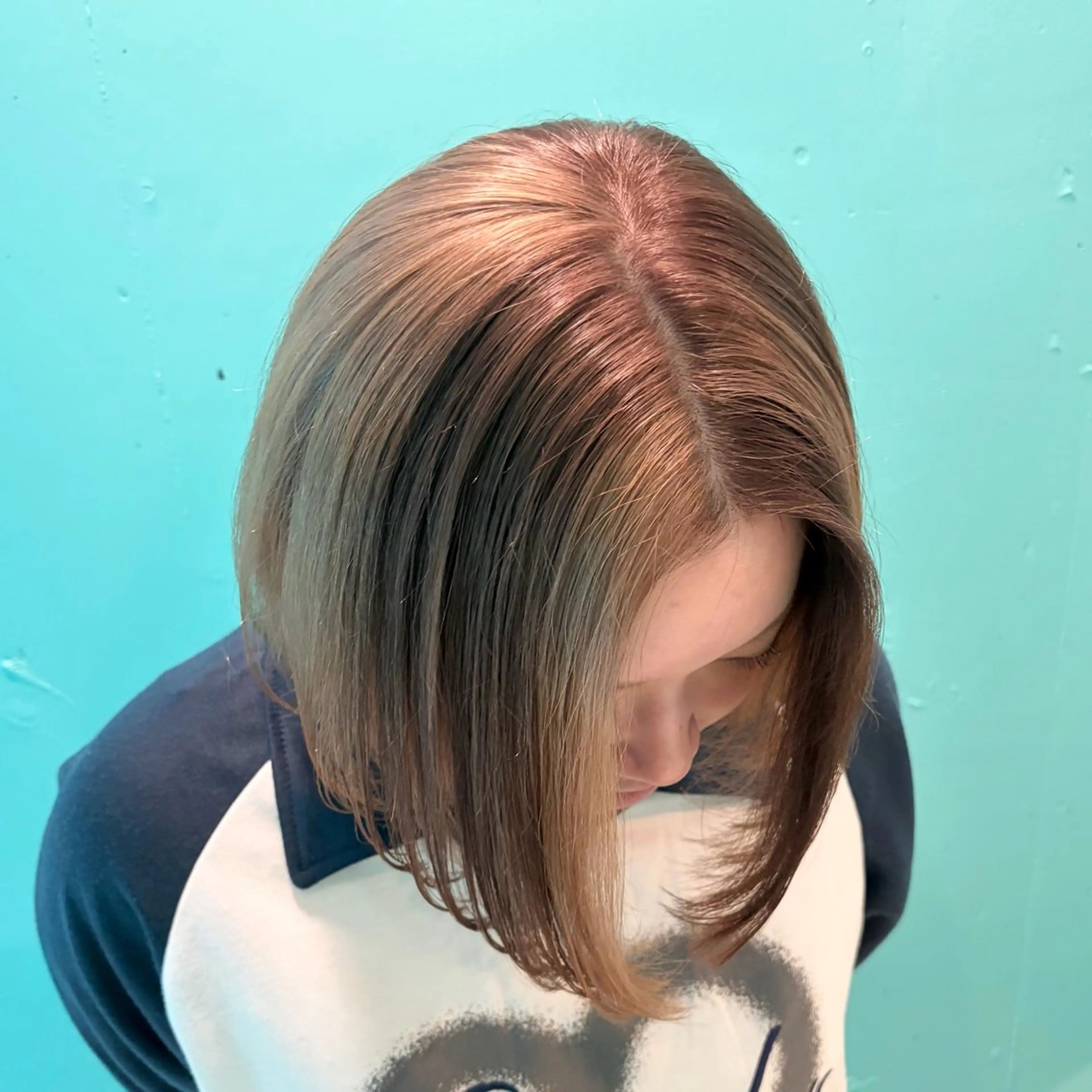 ショート カラー ベージュカラー ブラウンカラー ダークブラウン ミルクティーベージュ カット ヘアカラー トリートメント デザインカラー/ ボブ/Natsukiのヘアスタイル