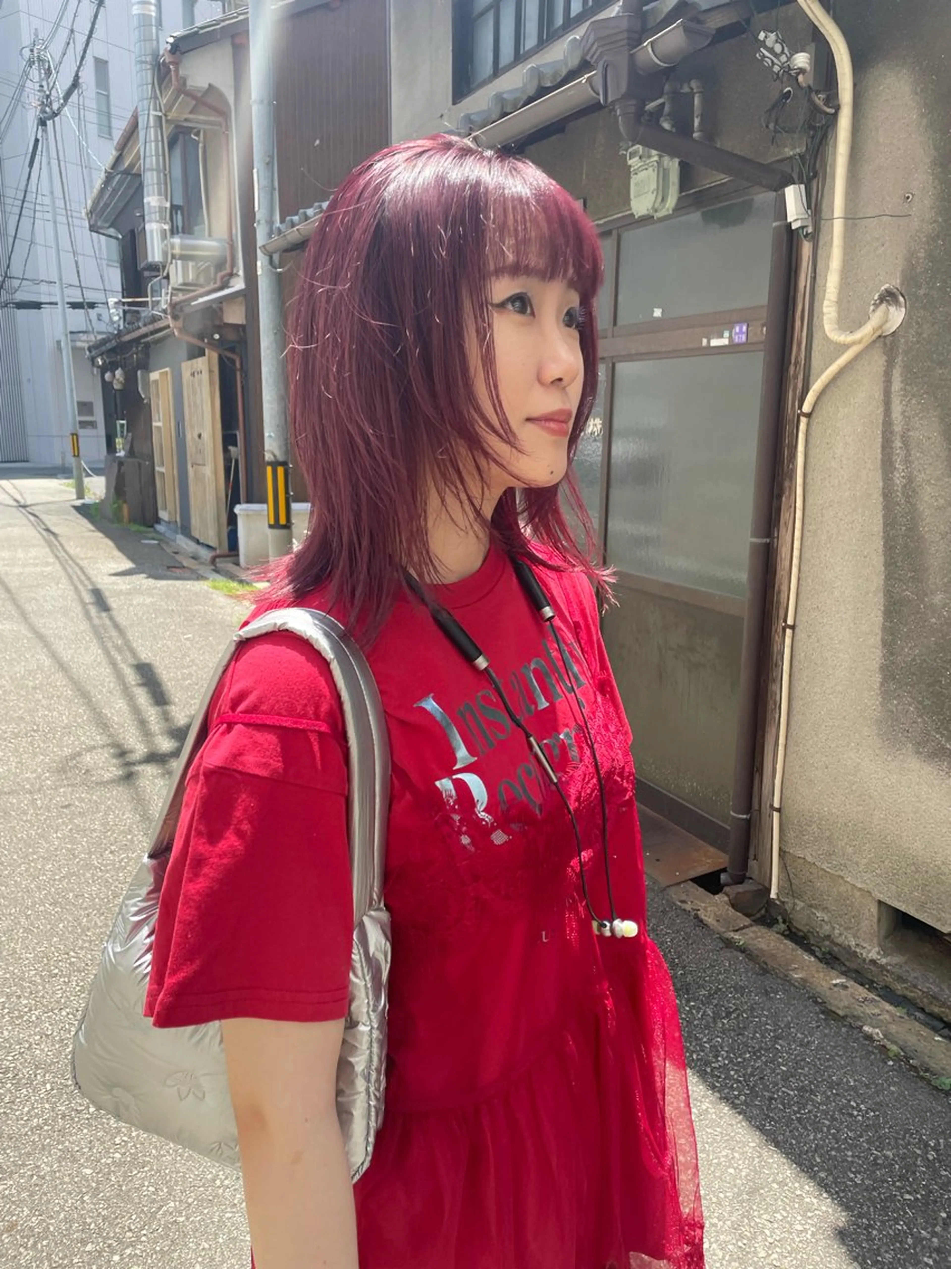 ミディアム カラー パーマ ヘアアレンジ メンズ カット ヘアカラー トリートメント tatsumi/ボブ ウルフ/レイヤーのヘアスタイル