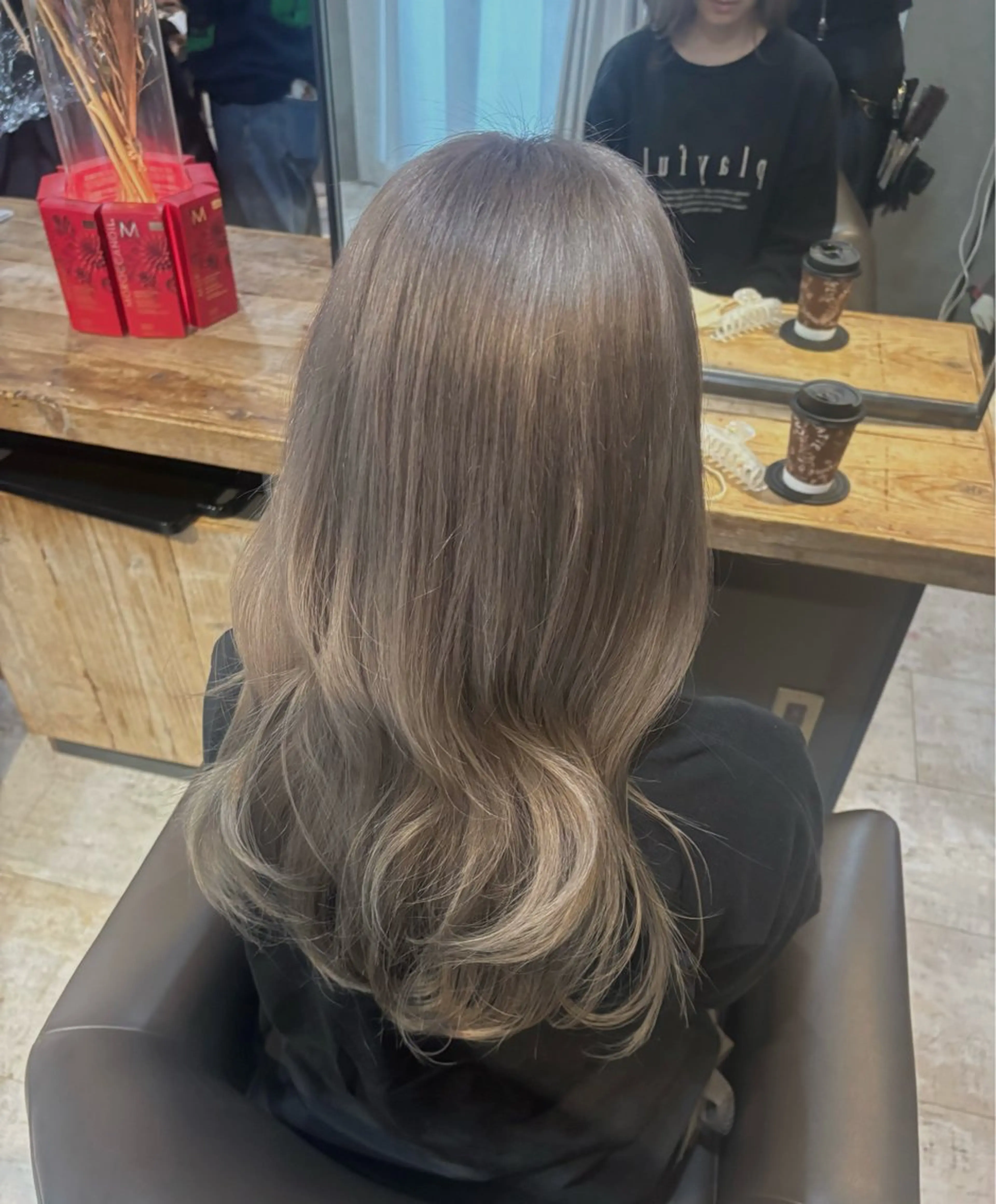 ロング カラー 透明感カラー ピンクカラー ヘアカラー 透明感カラー /Kanon️🫧のヘアスタイル