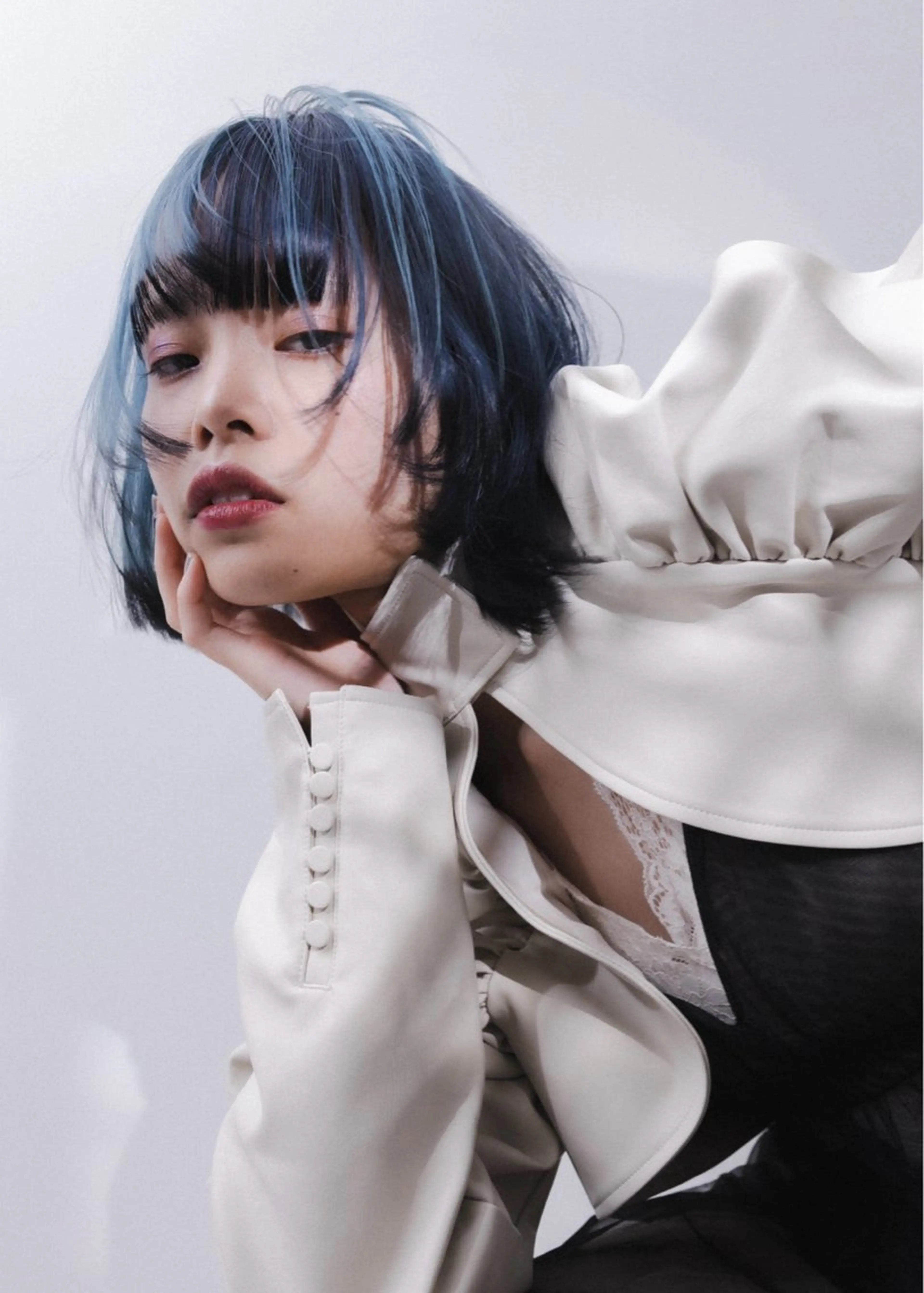 ミディアム ヘアカラー 似合わせパーマ/ 山本銀次郎のヘアスタイル