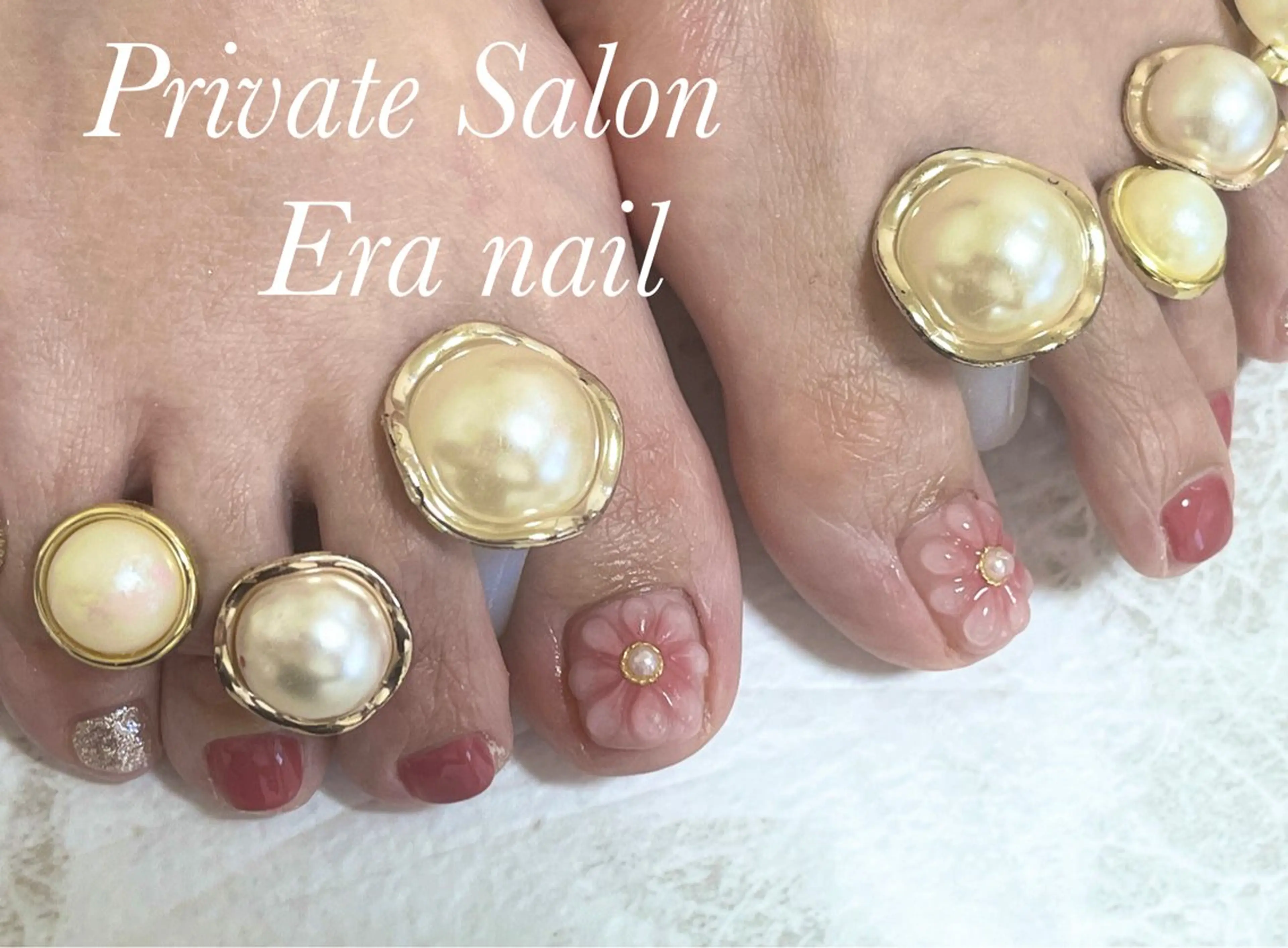 ネイル フットネイル フットネイル Era nailのネイルデザイン