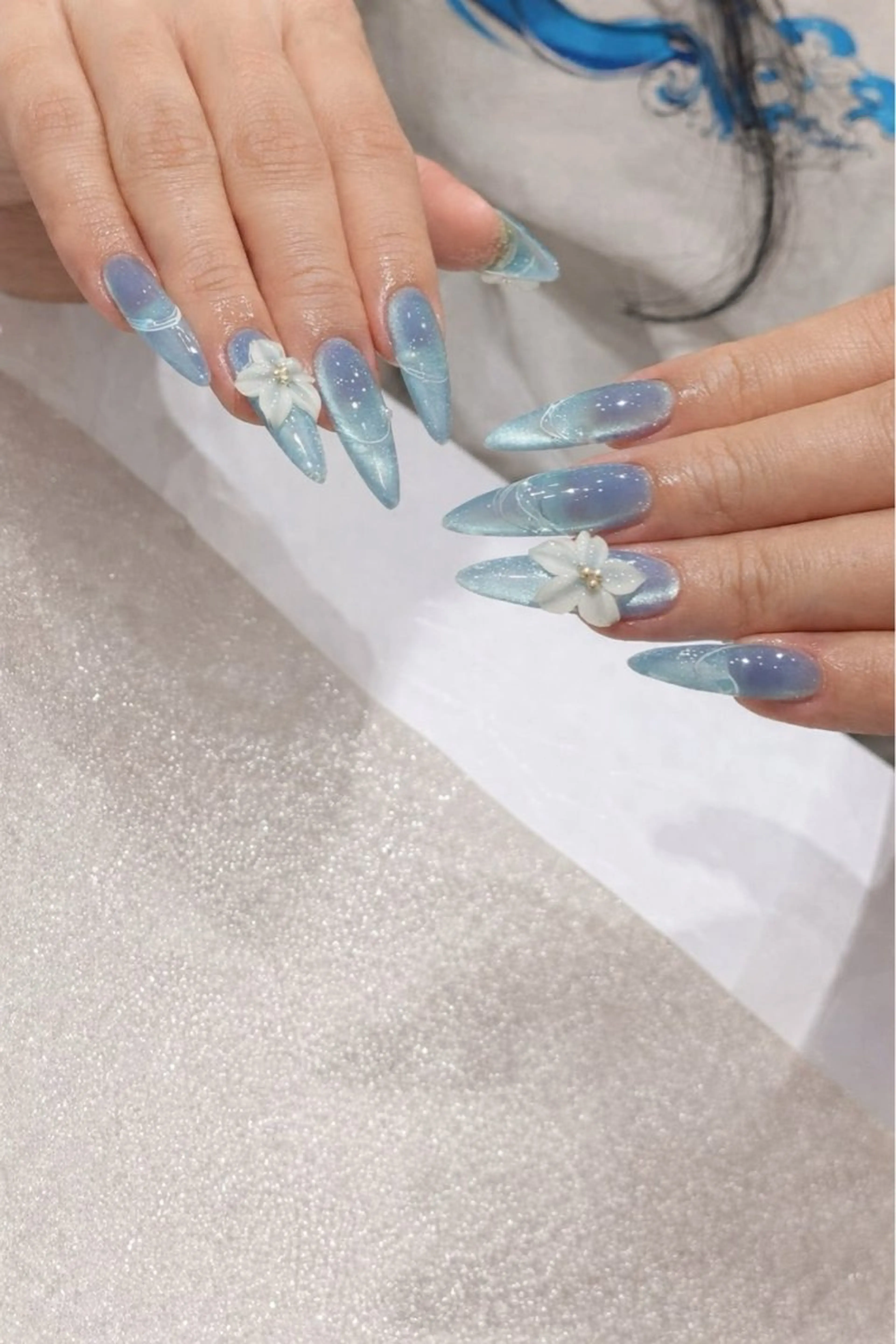 カラー グラデーションカラー ピンクカラー ハンドネイル AIN Nailのネイルデザイン