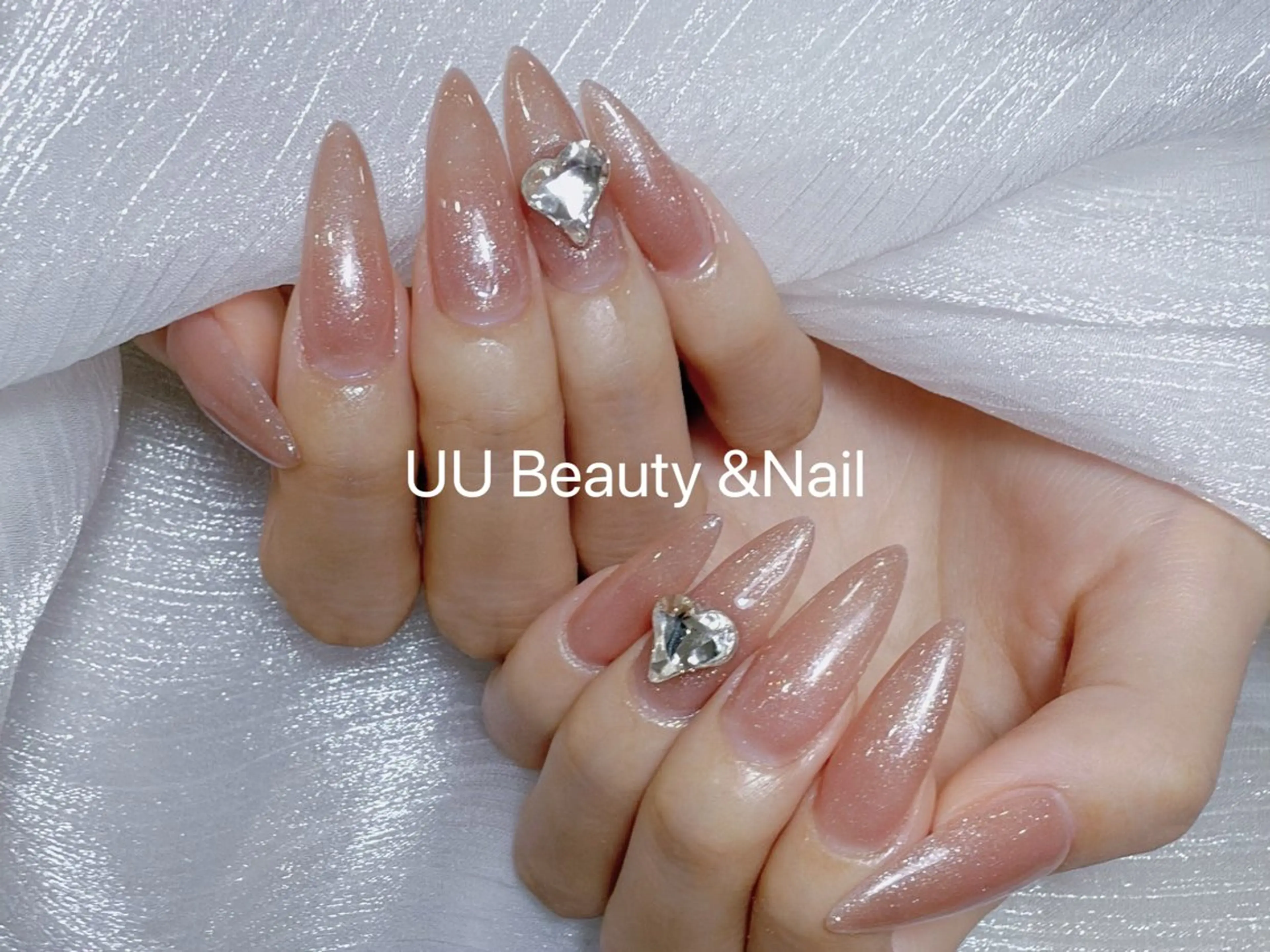 ネイル 長さ出し ネイルチップ ハンドネイル UU Beauty &Nailのネイルデザイン