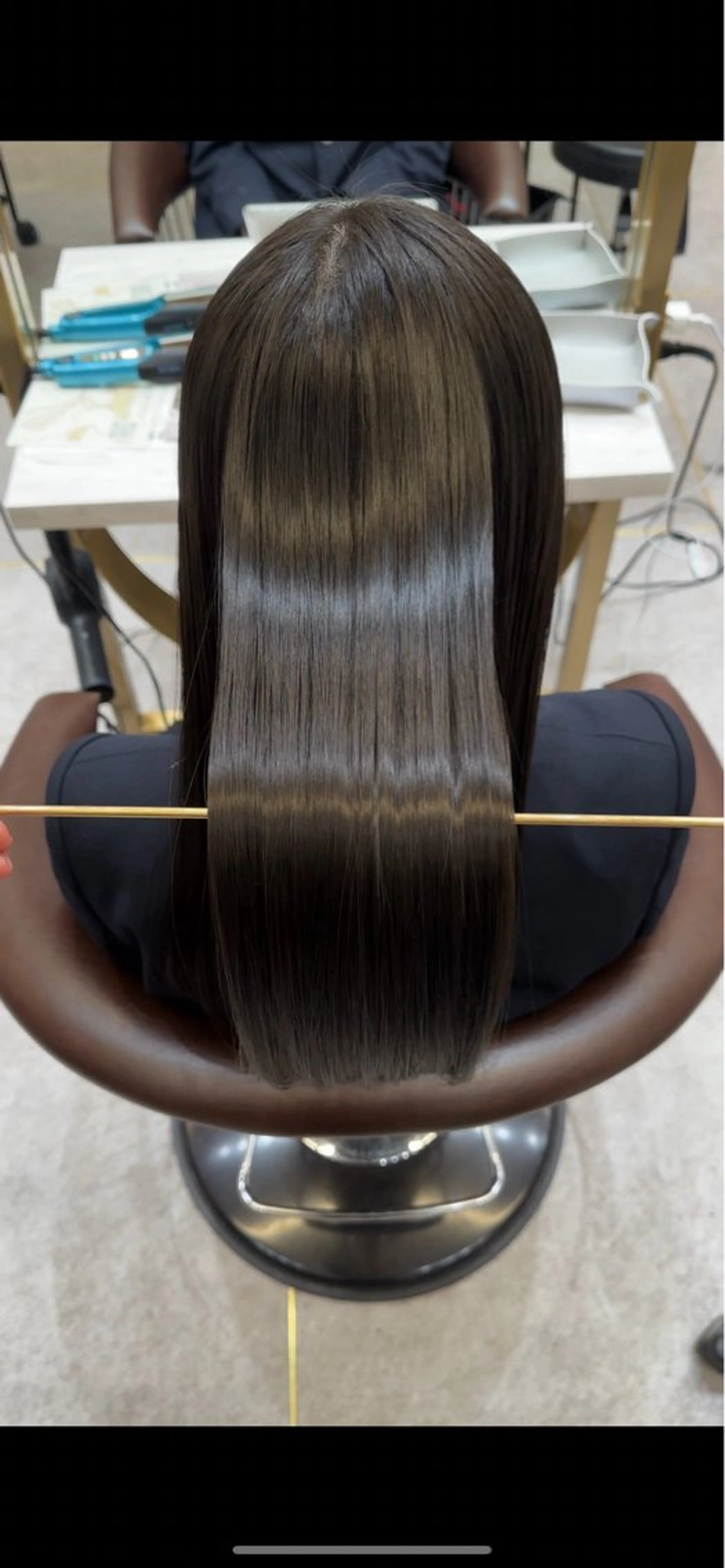 セミロング 髪質改善 縮毛矯正 トリートメント カット ヘアカラー 縮毛矯正 トリートメント ✨レイヤー/韓国 /✨ヘア山下　遥のヘアスタイル