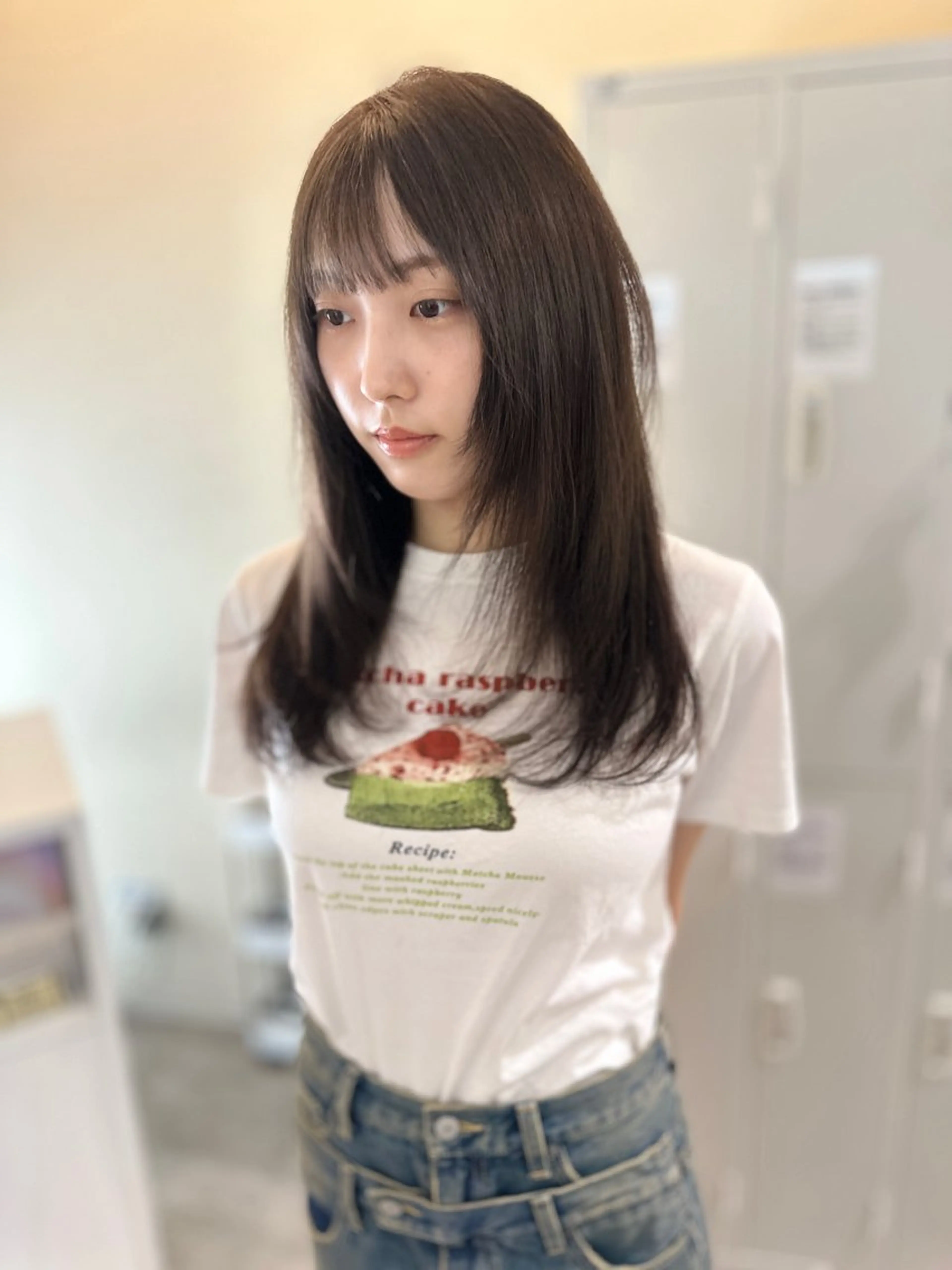 ロング カラー アディクシーカラー バレイヤージュ ブリーチ デザインカラー ダブルカラー カット ヘアカラー トリートメント opus 店長大和 レイヤー/赤み消しのヘアスタイル