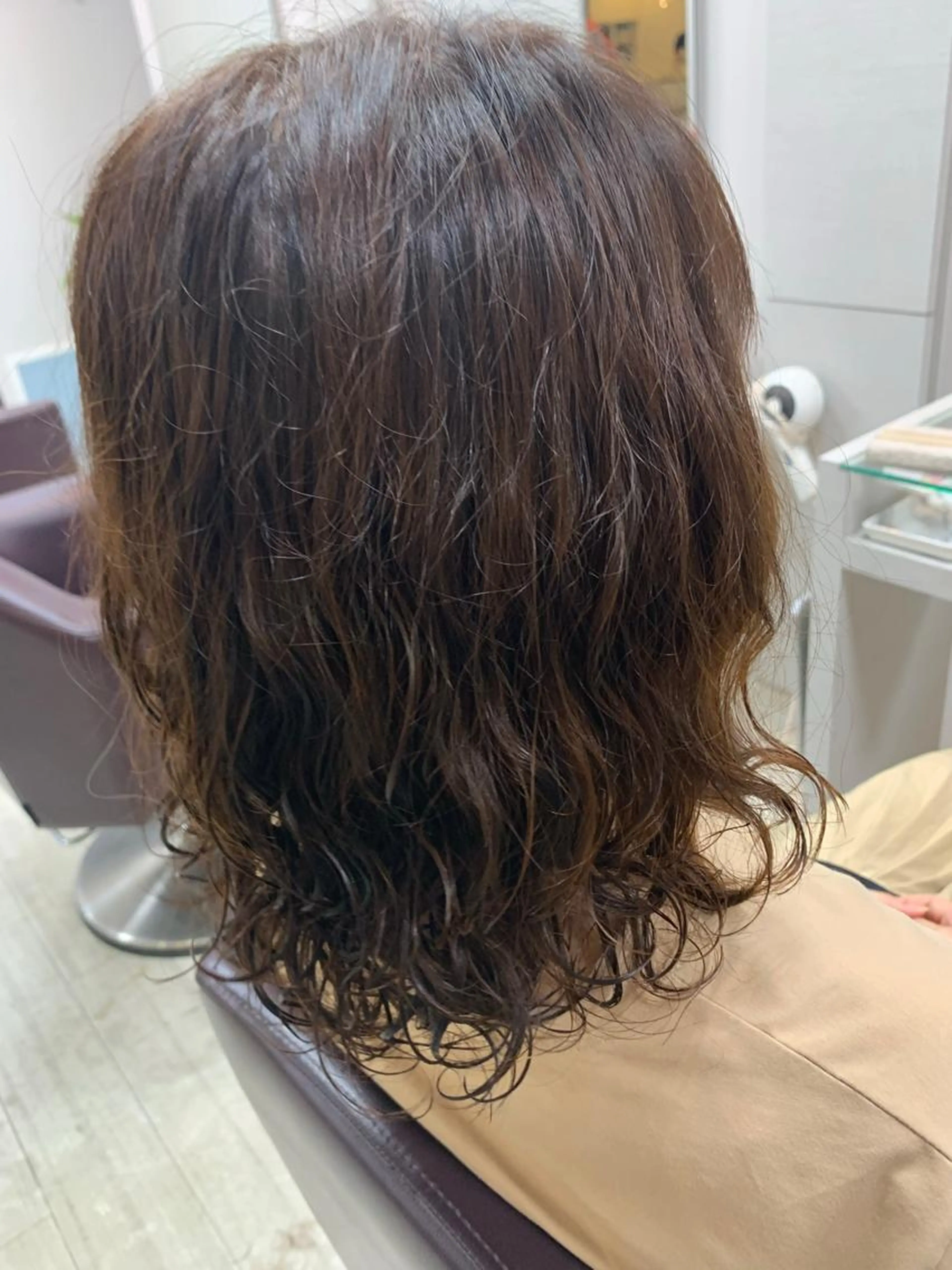 似合わせカット&ナノスチームパーマ&高級トリートメントの写真