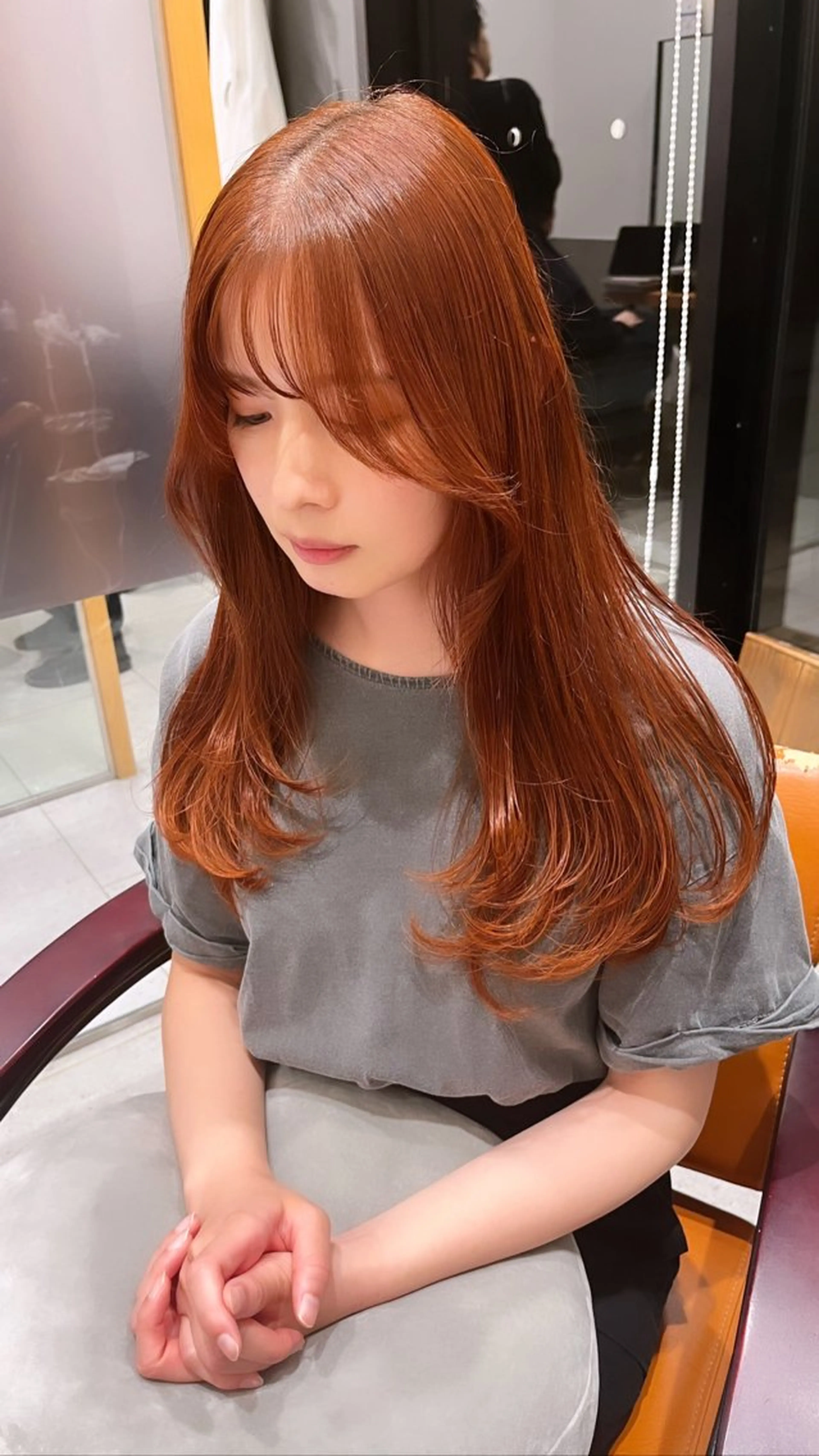 ロング カラー classic 新横浜所属・大人girly🛋️ 🤍yukakoのヘアスタイル