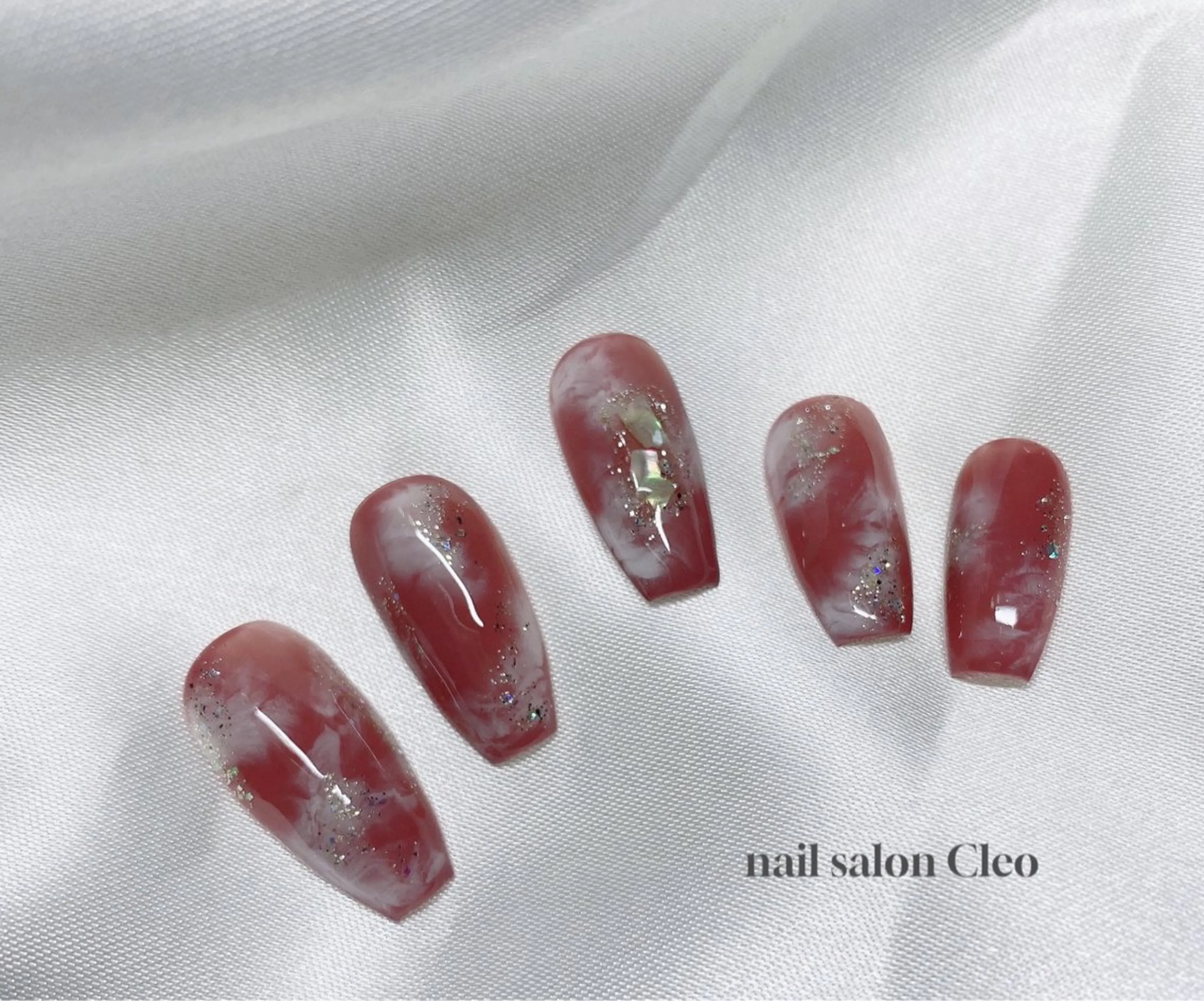 ネイル アートネイル ラメ(グリッター) Cleo クレオのネイルデザイン