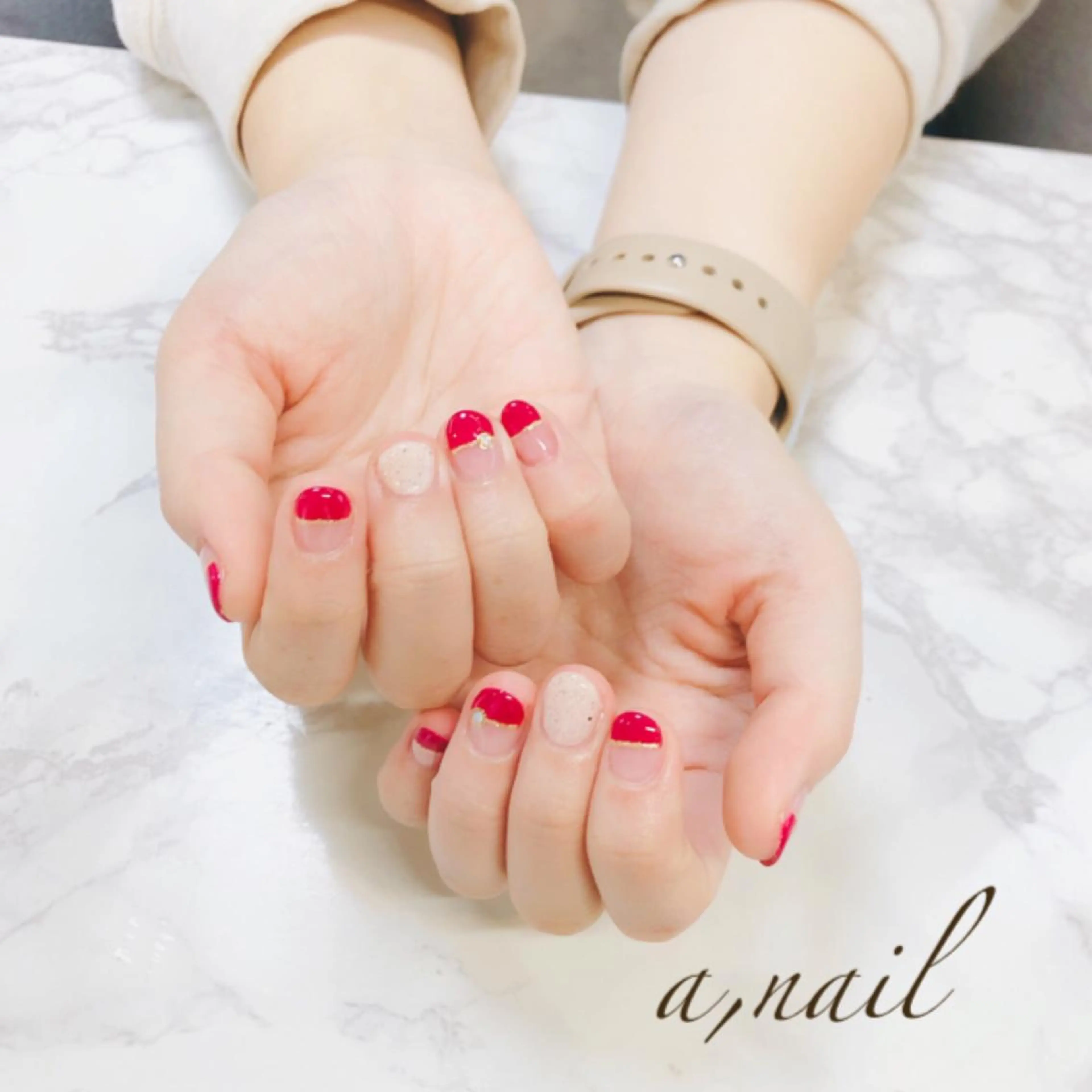 ネイル フットネイル フレンチネイル ジェルネイル グラデーション オフィスネイル ハンドネイル ネイルサロン エーネイルのネイルデザイン