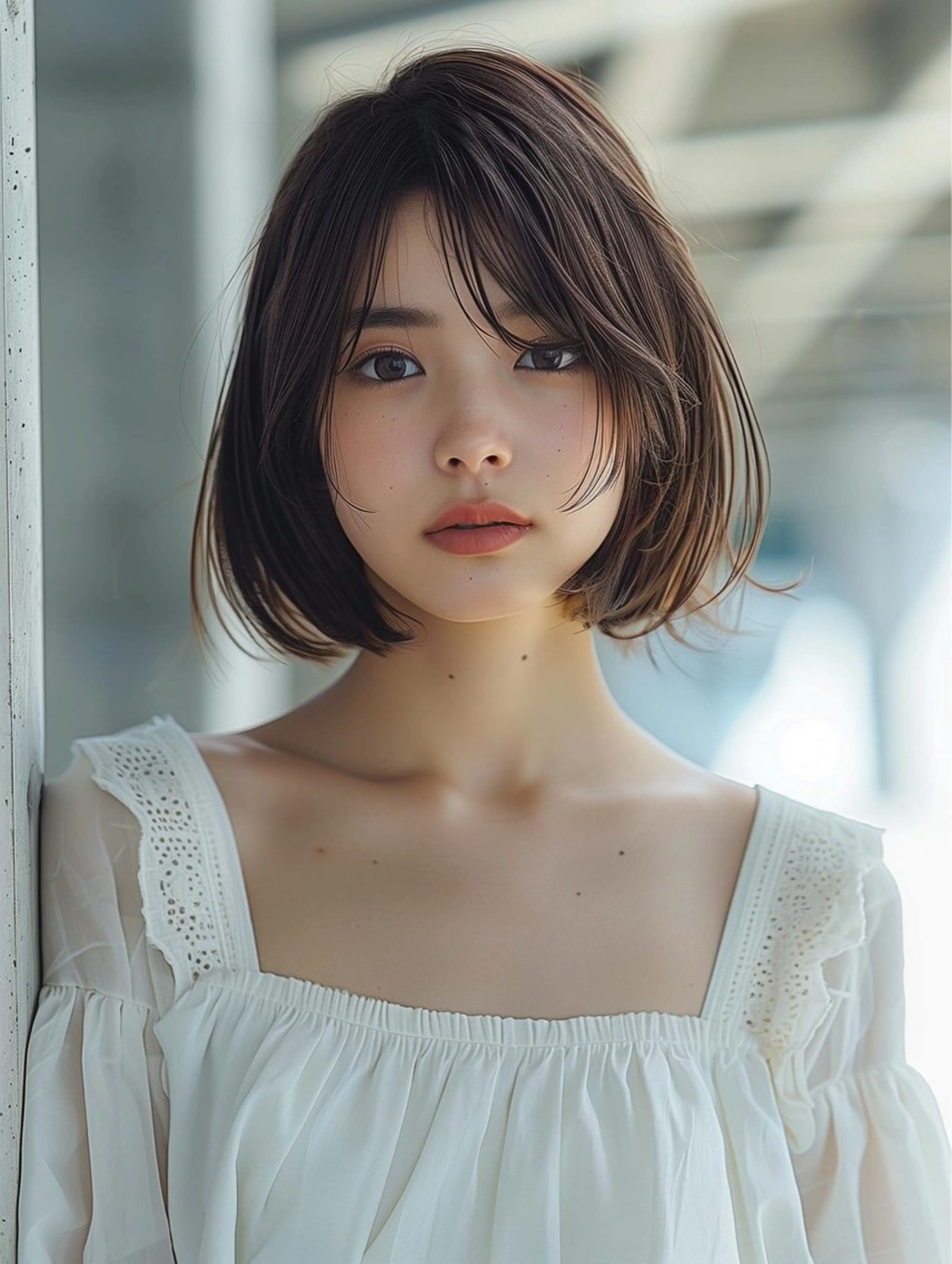 ミディアム カラー ヘアカラー トリートメント ✨シルクストレート✨ 美髪髪質改善Yukiのヘアスタイル